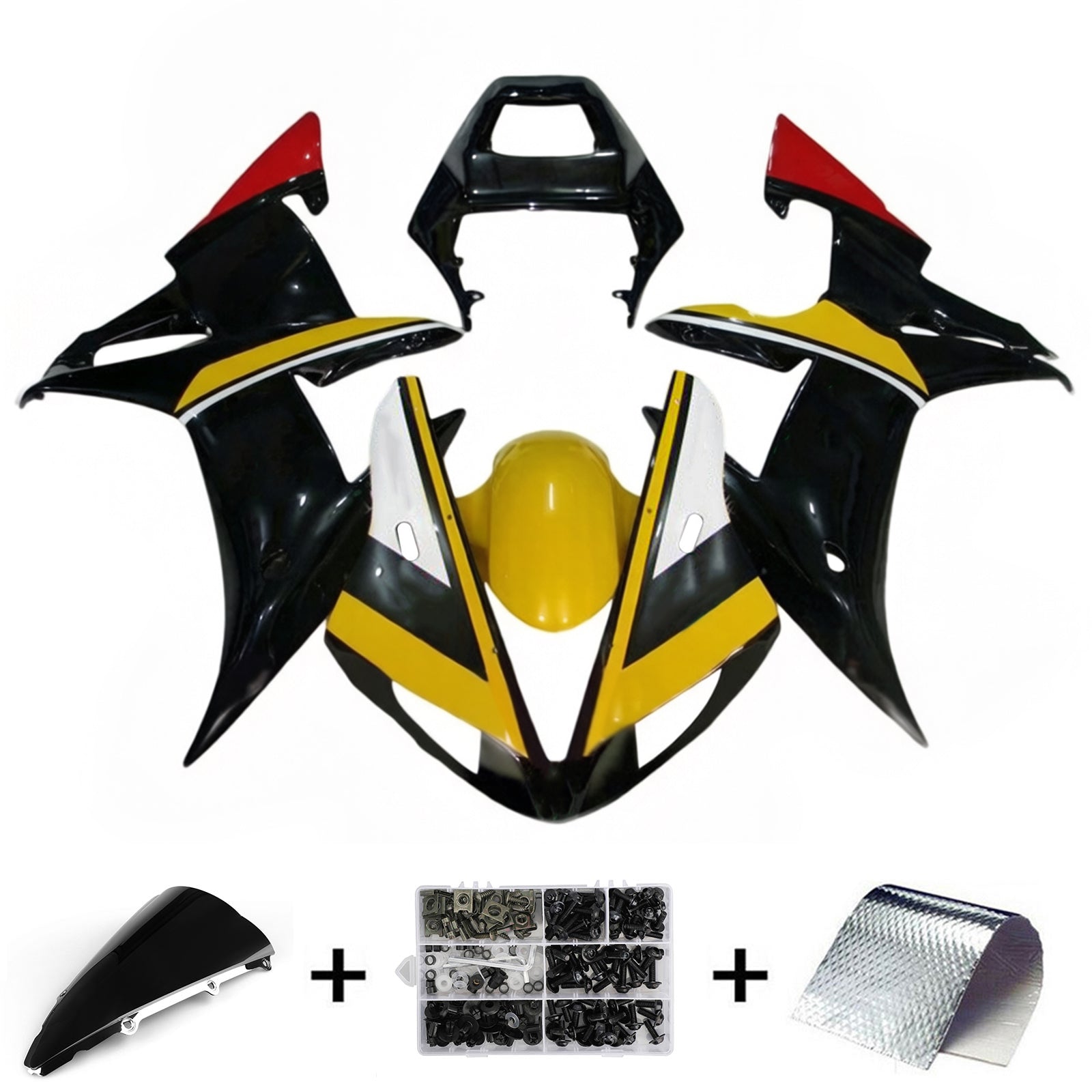 Yamaha YZF 1000 R1 2002-2003 Fairing Kit Bodywork Plastic ABS
