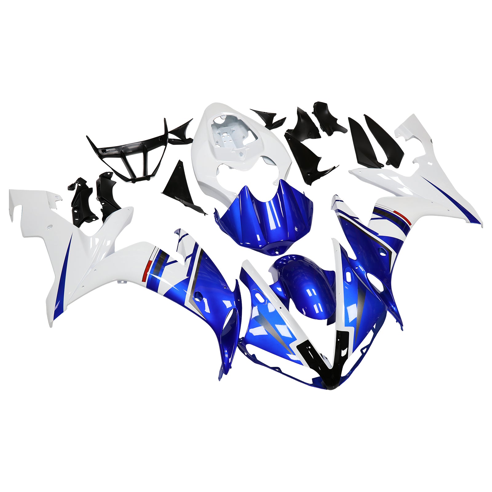 Carenados 2004-2006 Yamaha YZF-R1 Azul Blanco No.46 FIAT Genérico