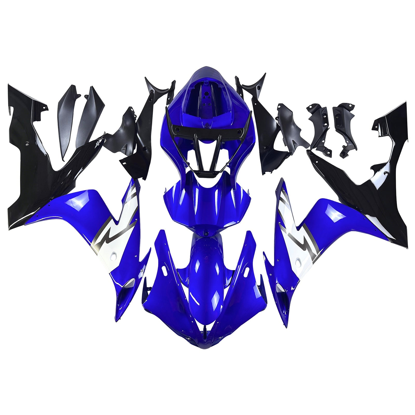 Fairings 2004-2006 Yamaha YZF-R1 Blue Black R1 Generic