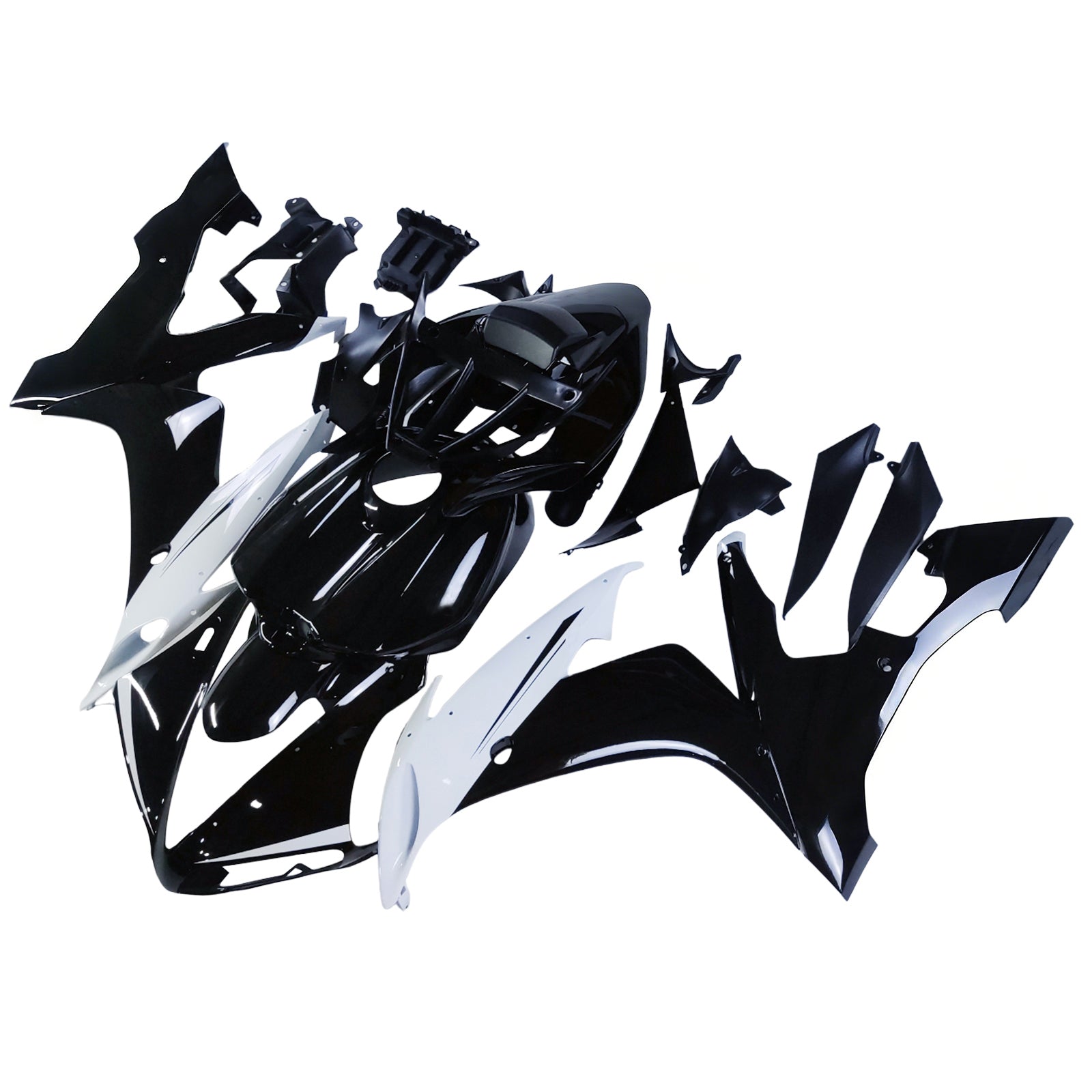 Fairings 2004-2006 Yamaha YZF-R1 Black White R1 Generic