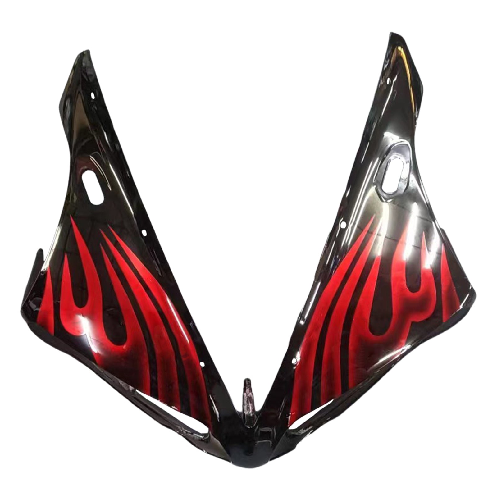 Fairings 2004-2006 Yamaha YZF-R1 Black & Red Flame R1