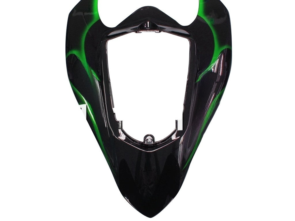 Carenados 2004-2006 Yamaha YZF-R1 Negro y Verde Flame R1 Genérico