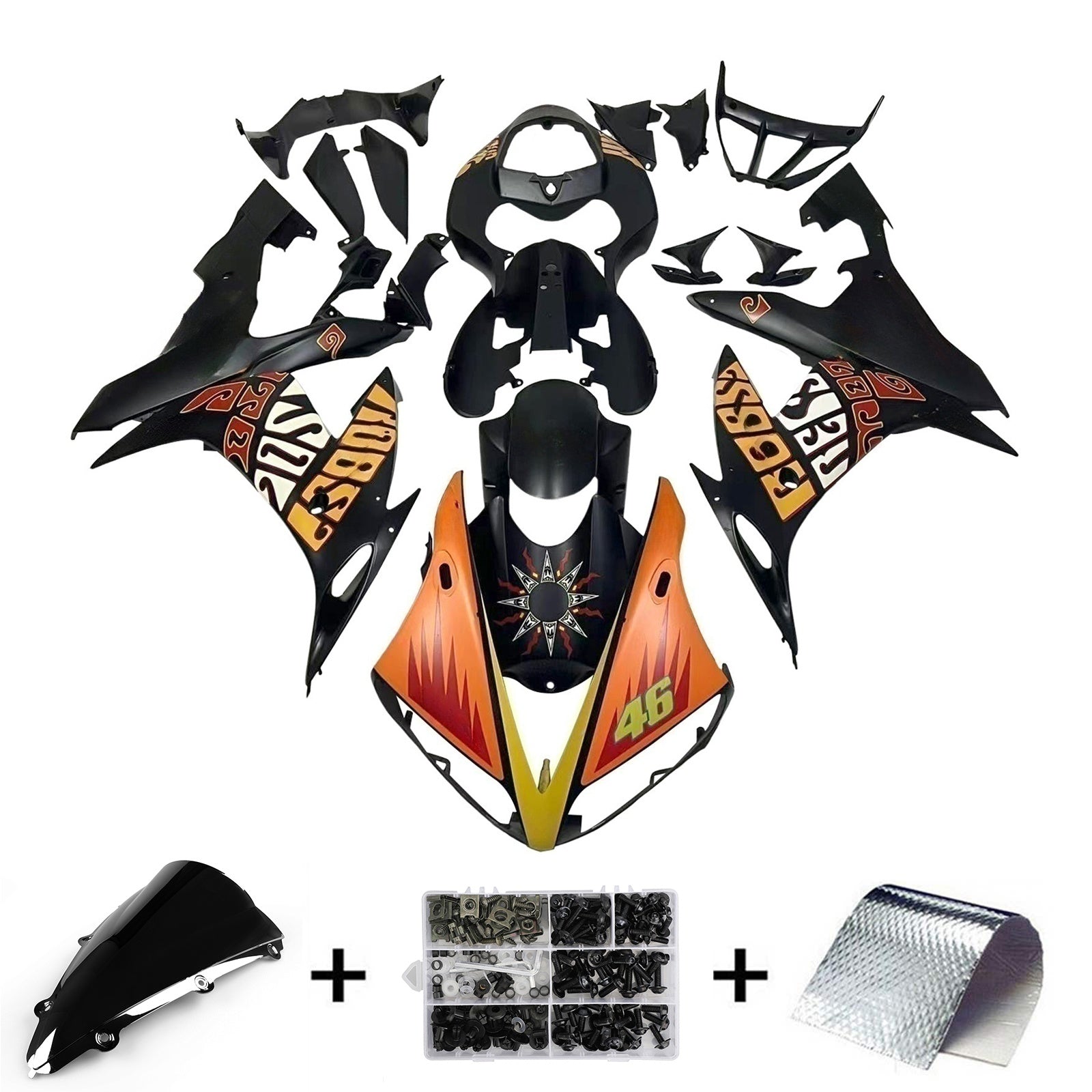 Fairings 2004-2006 Yamaha YZF-R1 Multi-Color Repsol