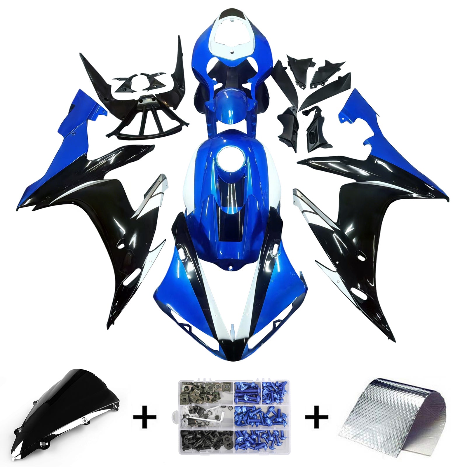 Yamaha YZF 1000 R1 2004-2006 Fairing Kit Bodywork Plastic ABS