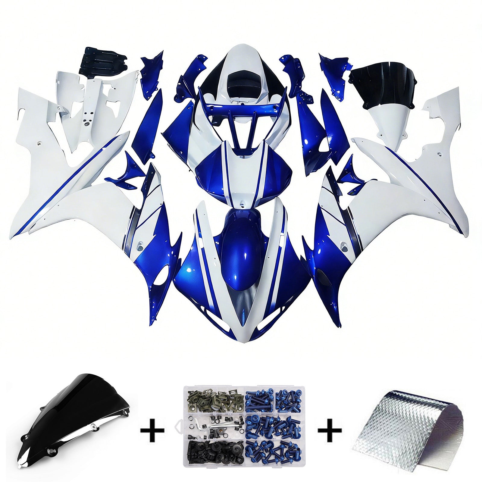 Yamaha YZF 1000 R1 2004-2006 Fairing Kit Bodywork Plastic ABS