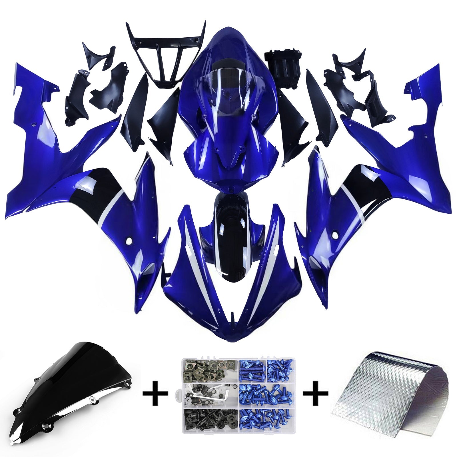 Yamaha YZF 1000 R1 2004-2006 Fairing Kit Bodywork Plastic ABS