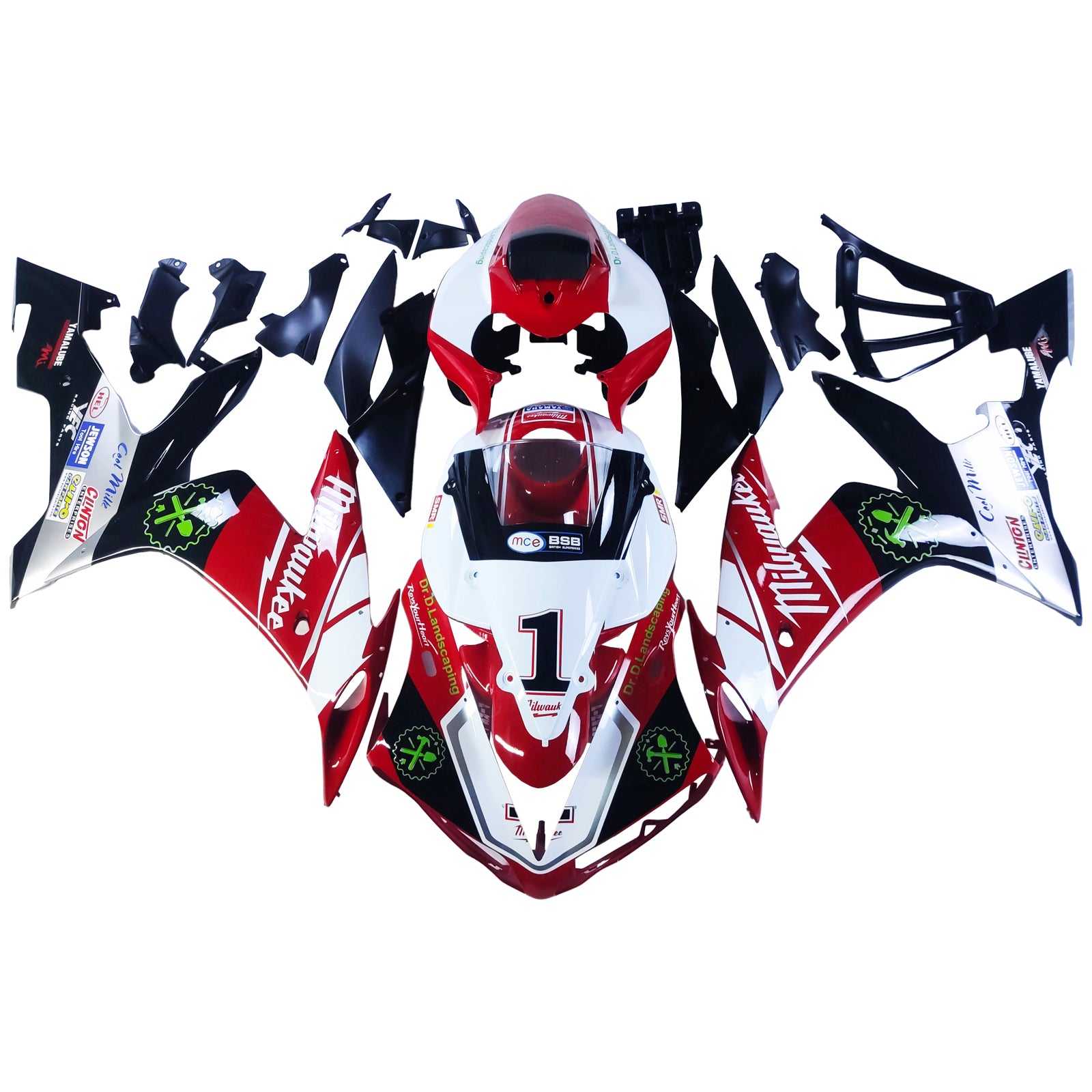 Yamaha YZF 1000 R1 2004-2006 Fairing Kit Bodywork Plastic ABS