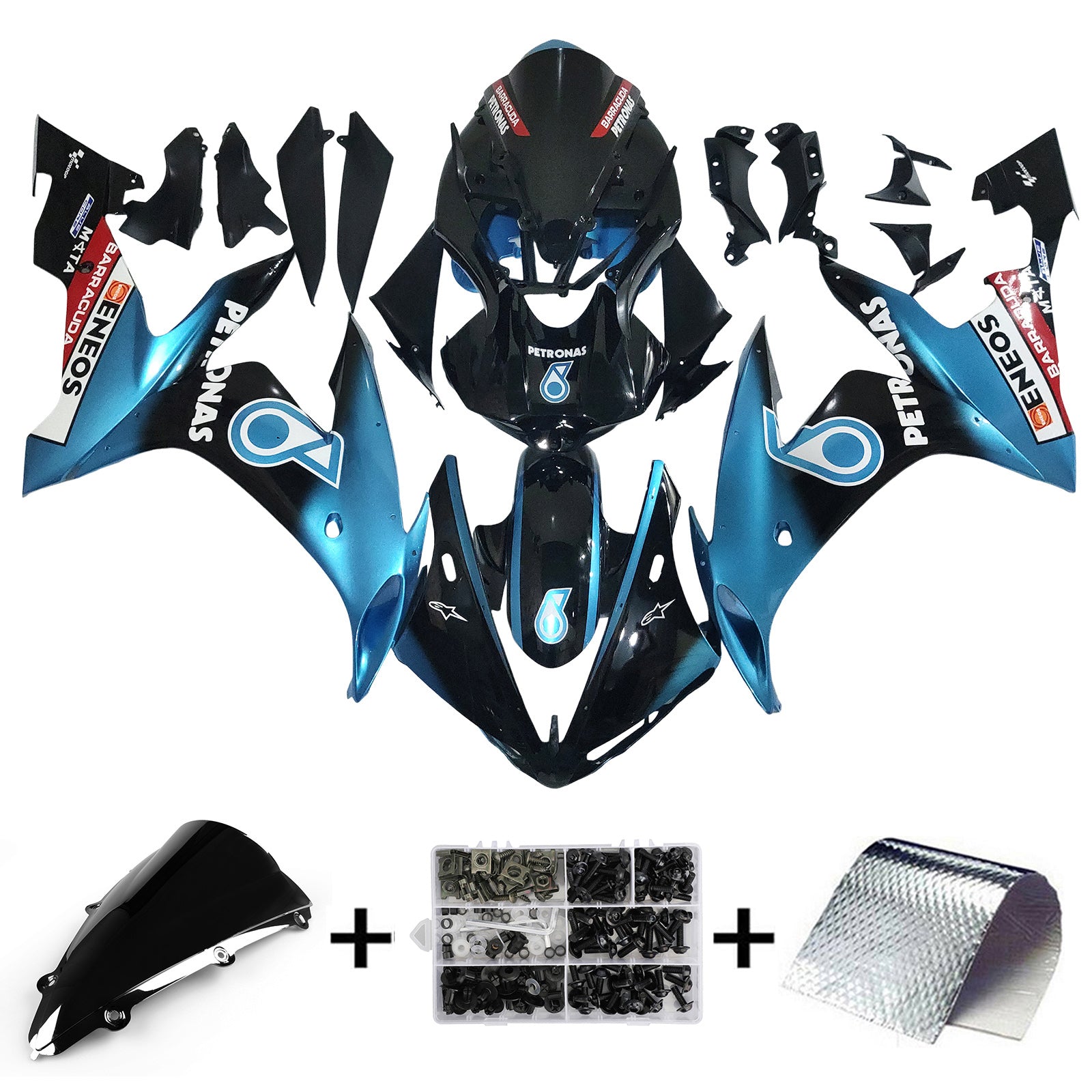 Yamaha YZF 1000 R1 2004-2006 Fairing Kit Bodywork Plastic ABS