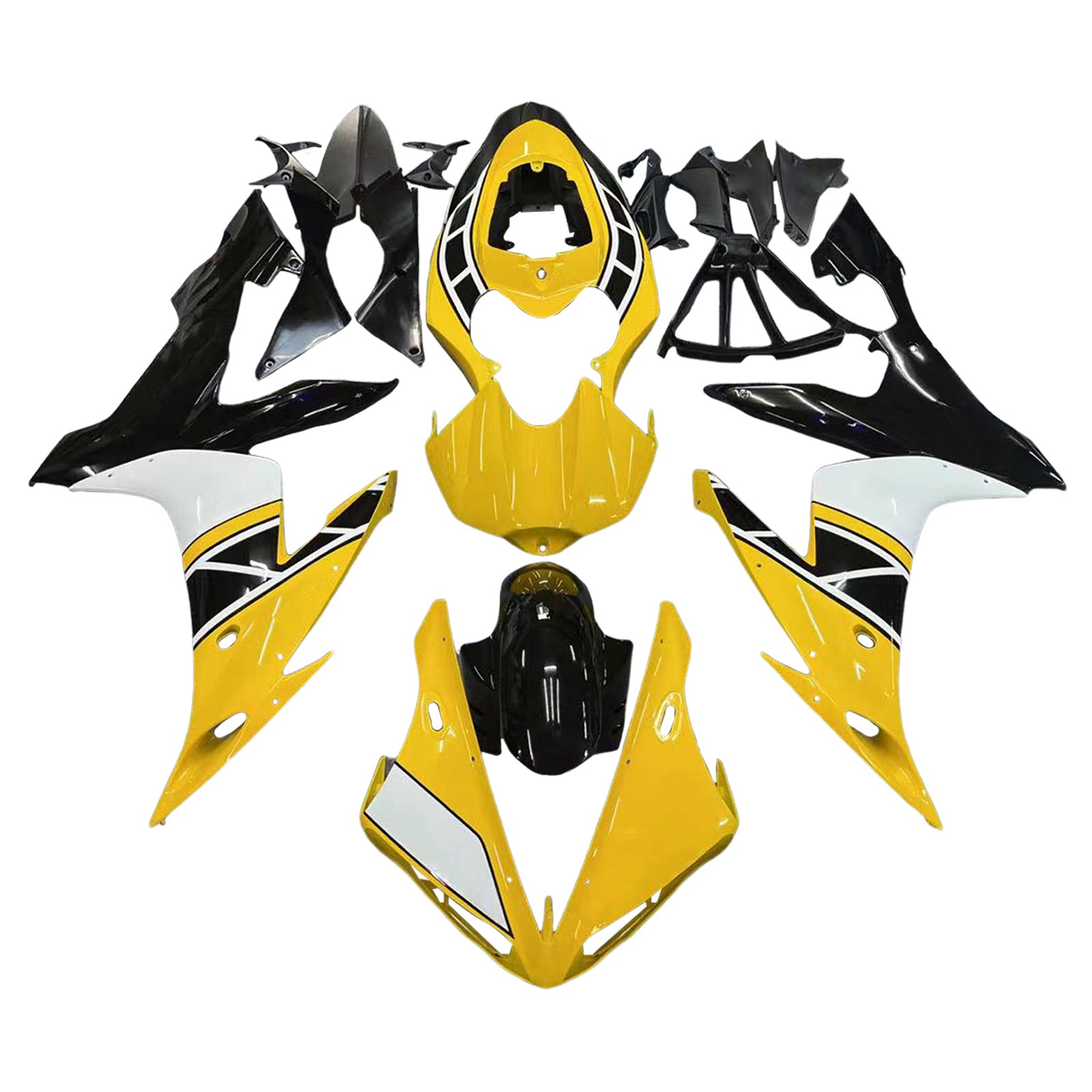 Injection Fairing Kit Bodywork Plastic ABS fit For Yamaha YZF 1000 R1 2004-2006