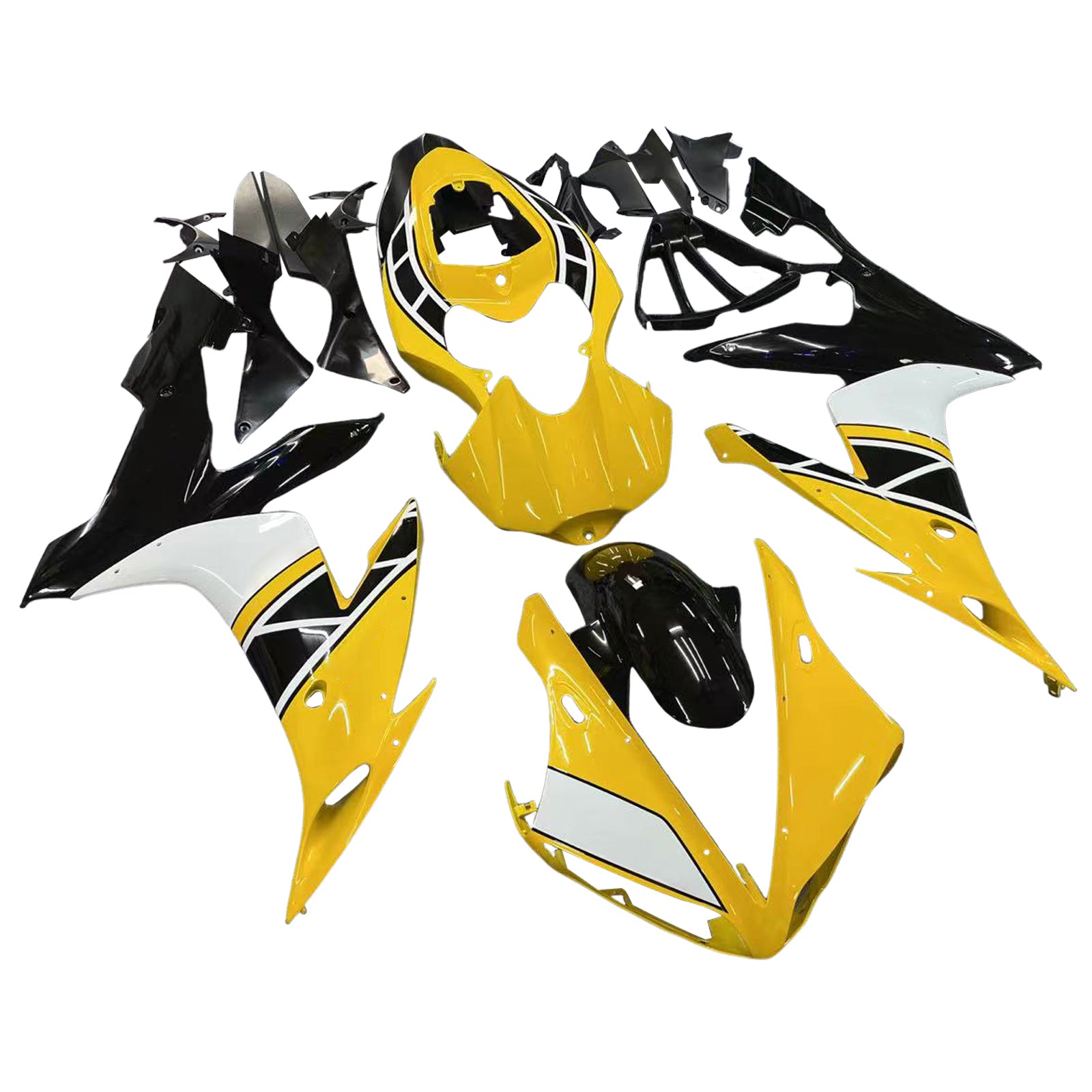 Injection Fairing Kit Bodywork Plastic ABS fit For Yamaha YZF 1000 R1 2004-2006