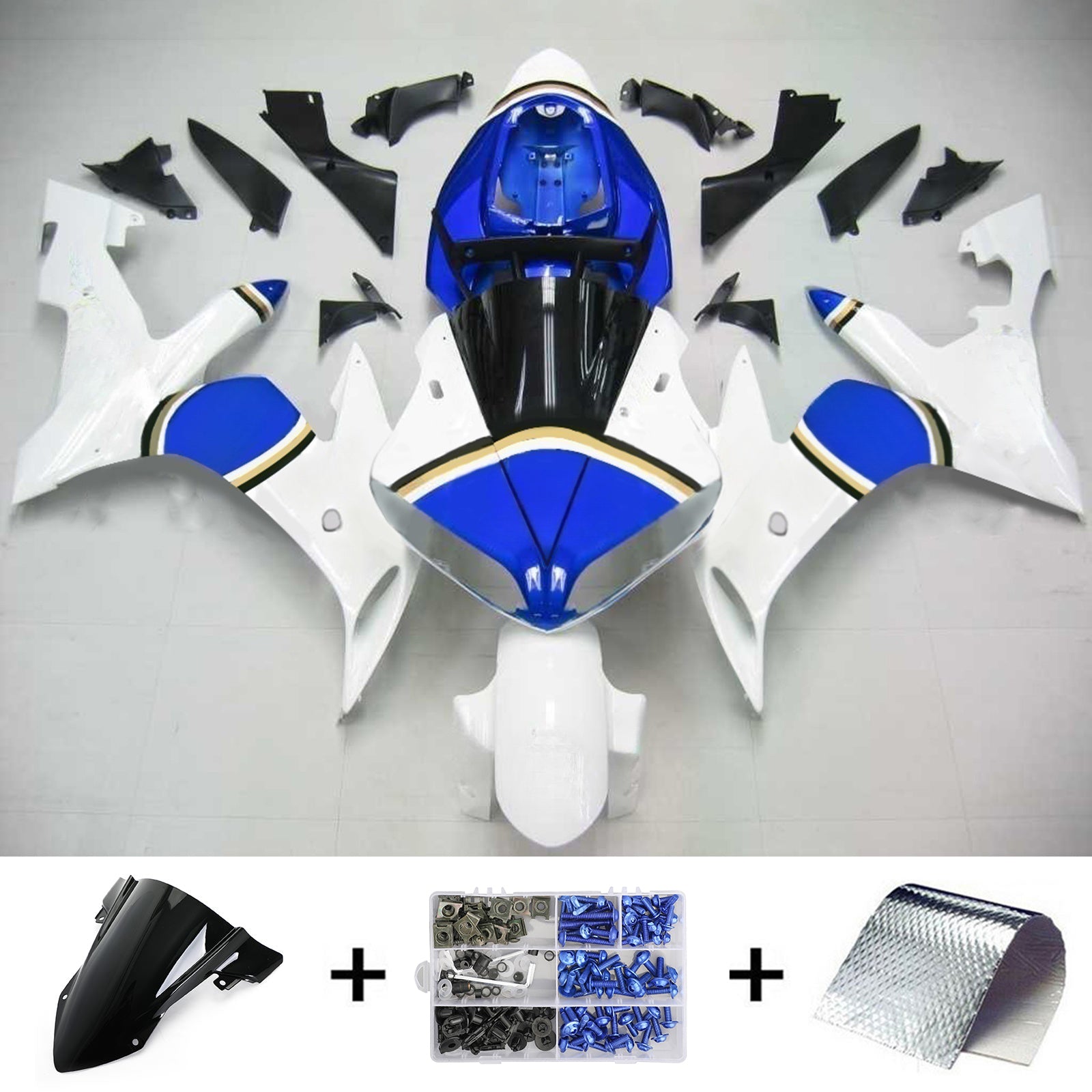 Kit Carenado Para Yamaha YZF 1000 R1 2004-2006 Genérico