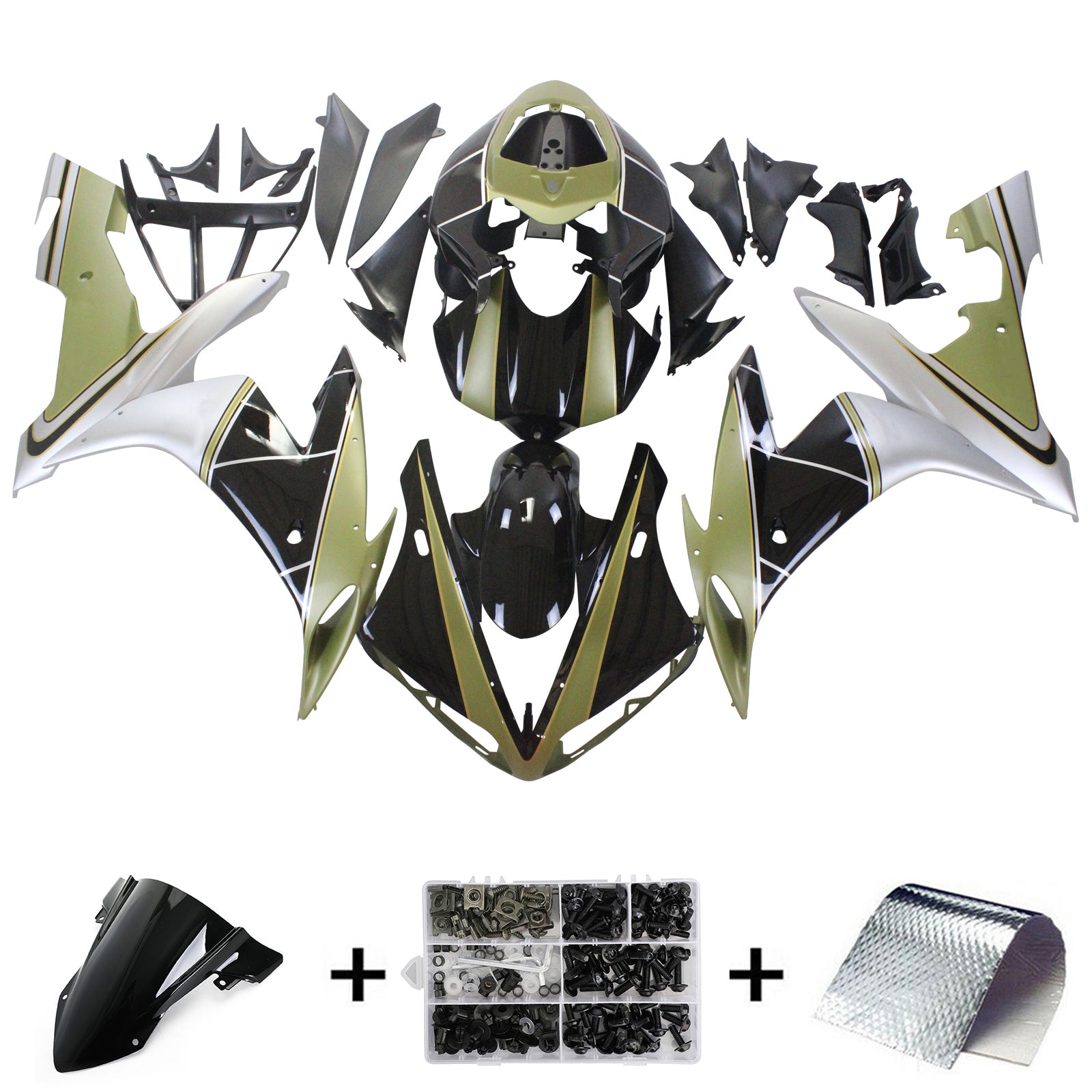Kit Carenado Para Yamaha YZF 1000 R1 2004-2006 Genérico