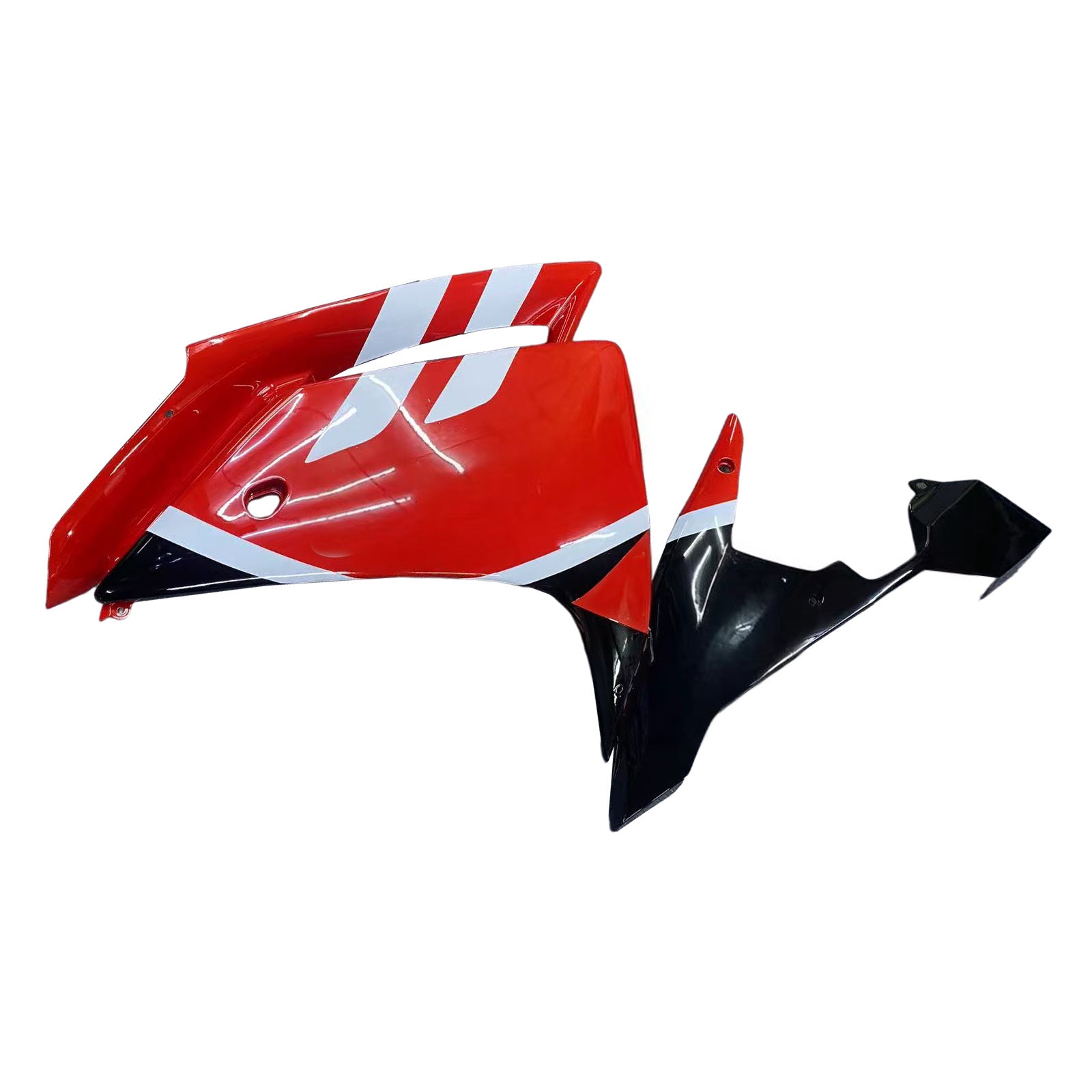 Fairings 2007-2008 Yamaha YZF-R1 Red Black Santander Bank Generic