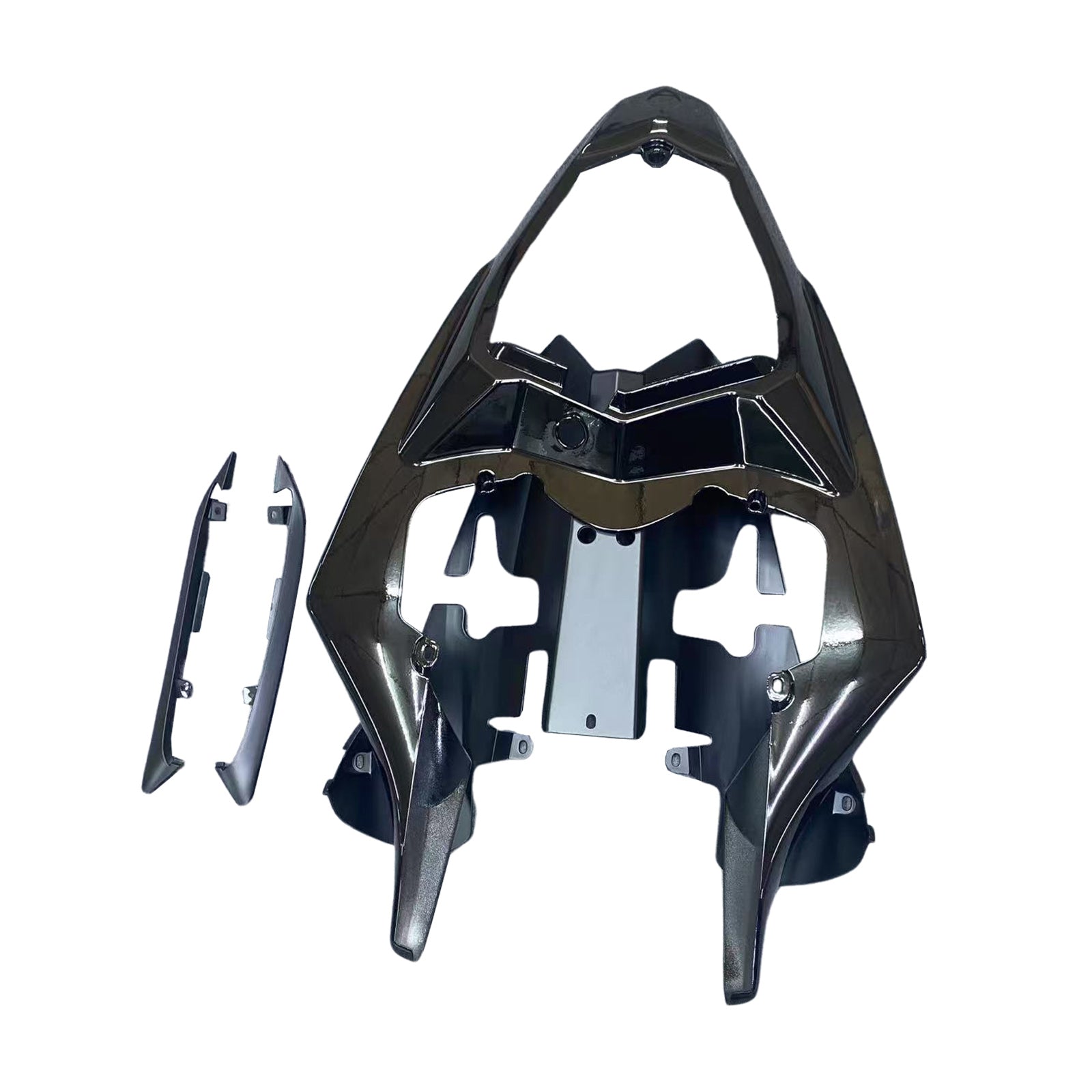 Fairings 2007-2008 Yamaha YZF-R1 Black & Red Flame R1 Generic