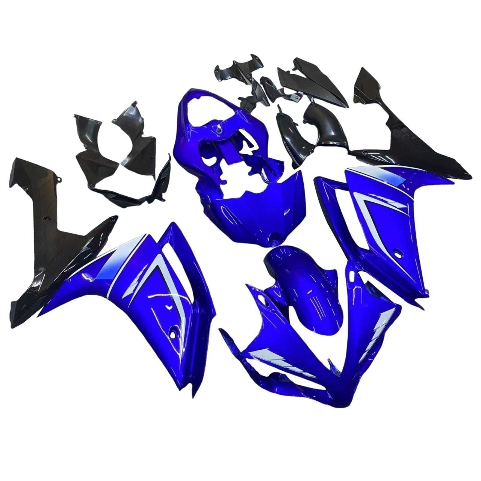Fairings 2007-2008 Yamaha YZF-R1 Blue Black R1 Generic