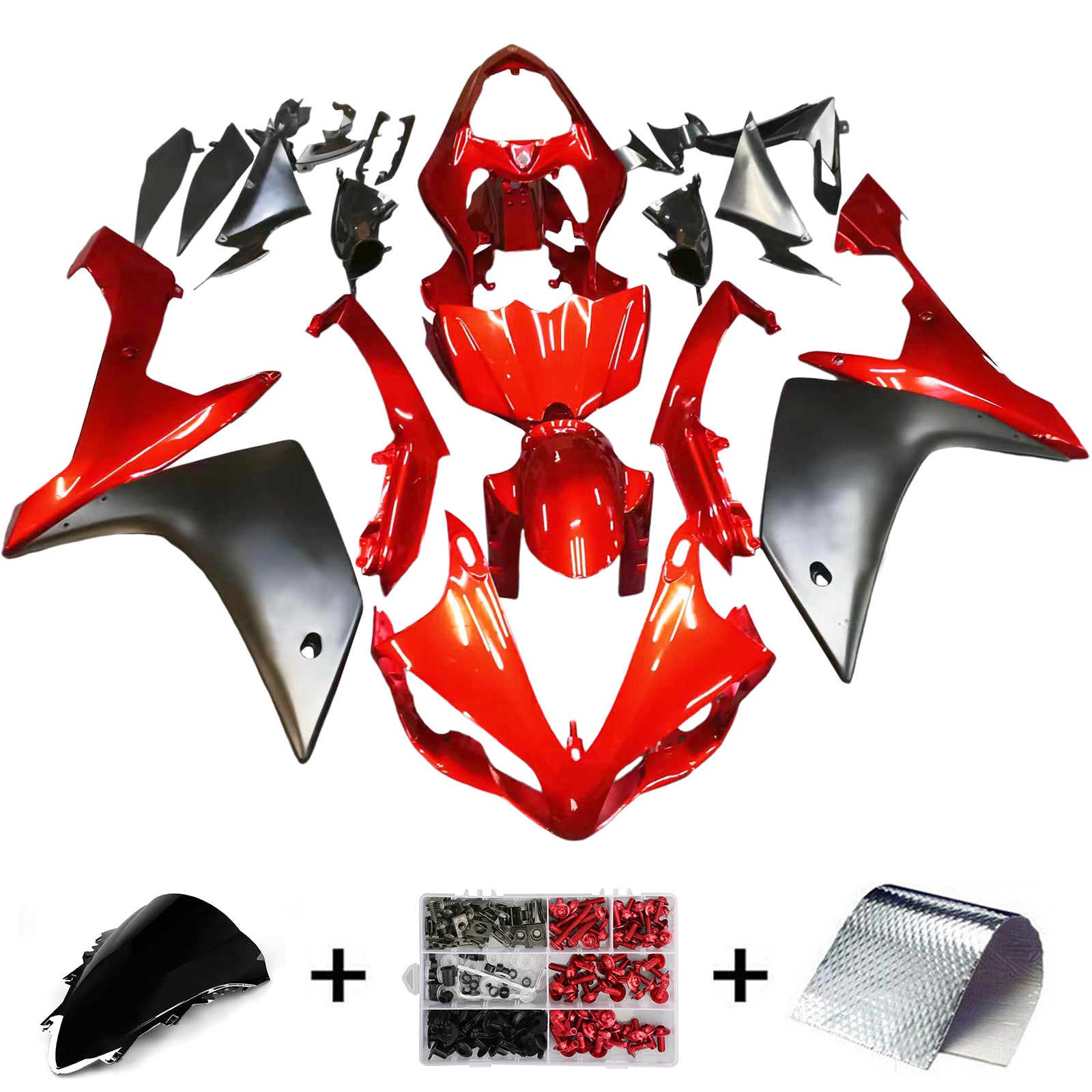 Injection Fairing Kit Bodywork Plastic ABS fit For Yamaha YZF 1000 R1 2007-2008