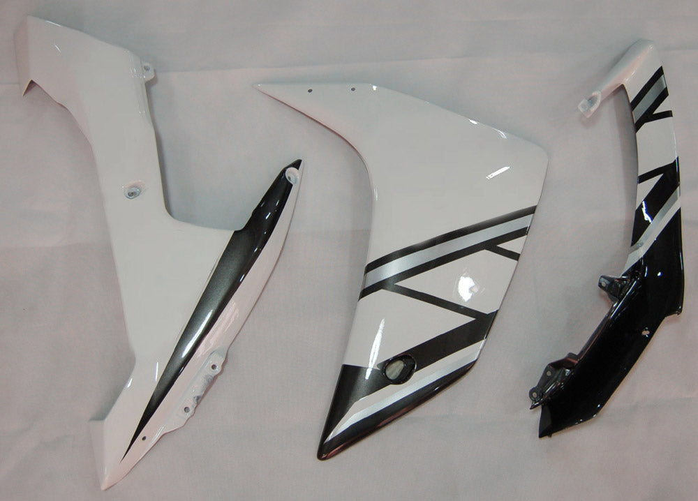 Carenados 2007-2008 Yamaha YZF-R1 Negro Blanco FIAT R1 Genérico