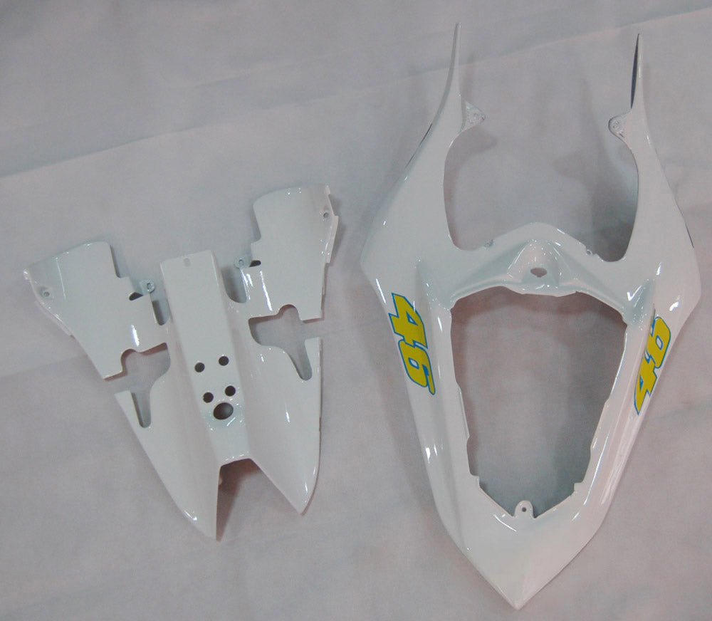 Carenados 2007-2008 Yamaha YZF-R1 Negro Blanco FIAT R1 Genérico