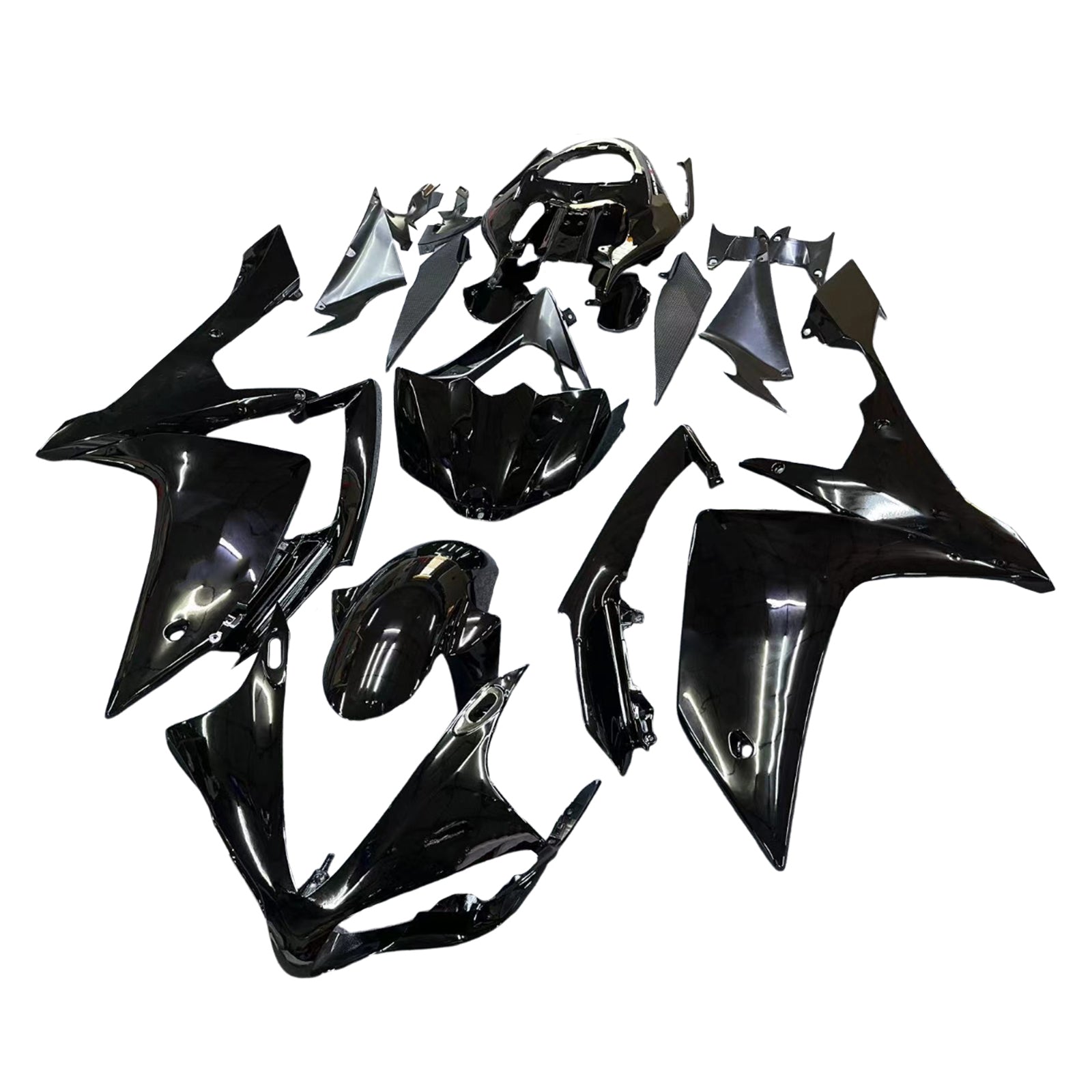 Fairings 2007-2008 Yamaha YZF-R1 All Black R1 Generic
