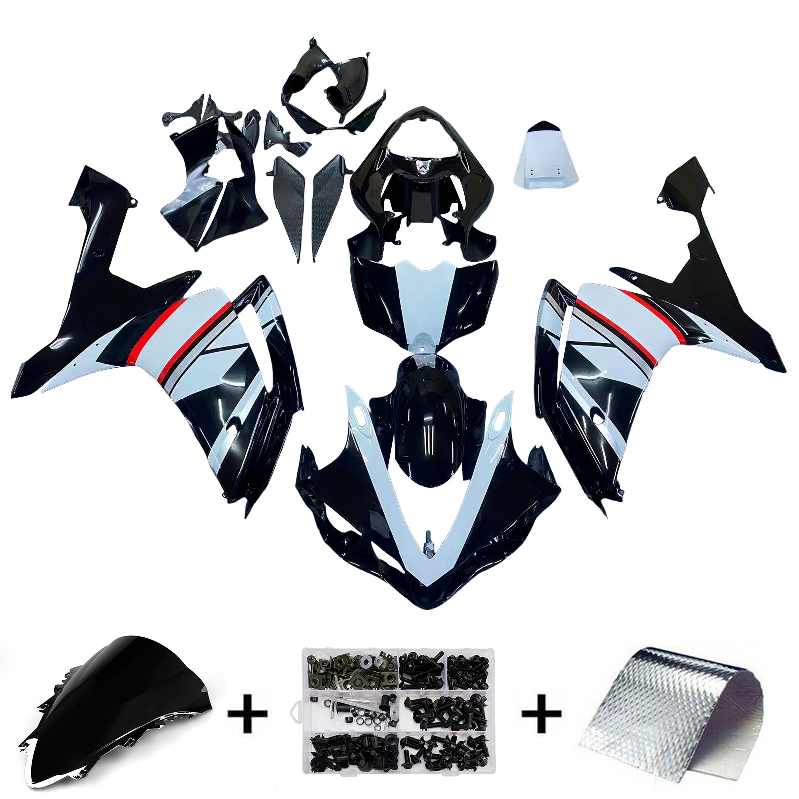 Yamaha YZF 1000 R1 2007-2008 Fairing Kit Bodywork Plastic ABS