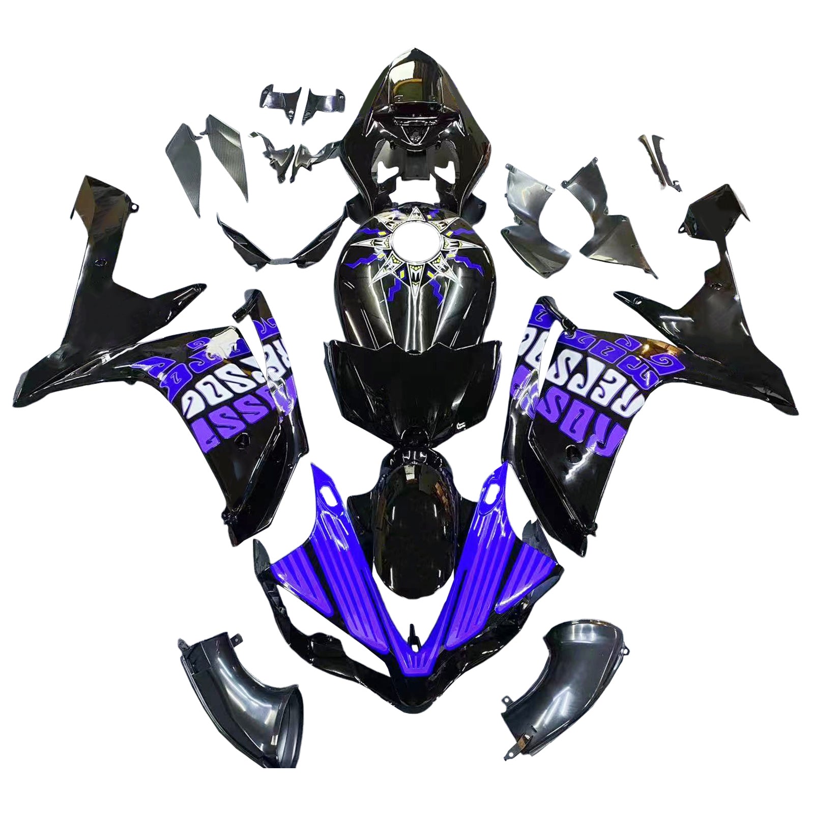 Yamaha YZF 1000 R1 2007-2008 Fairing Kit Bodywork Plastic ABS