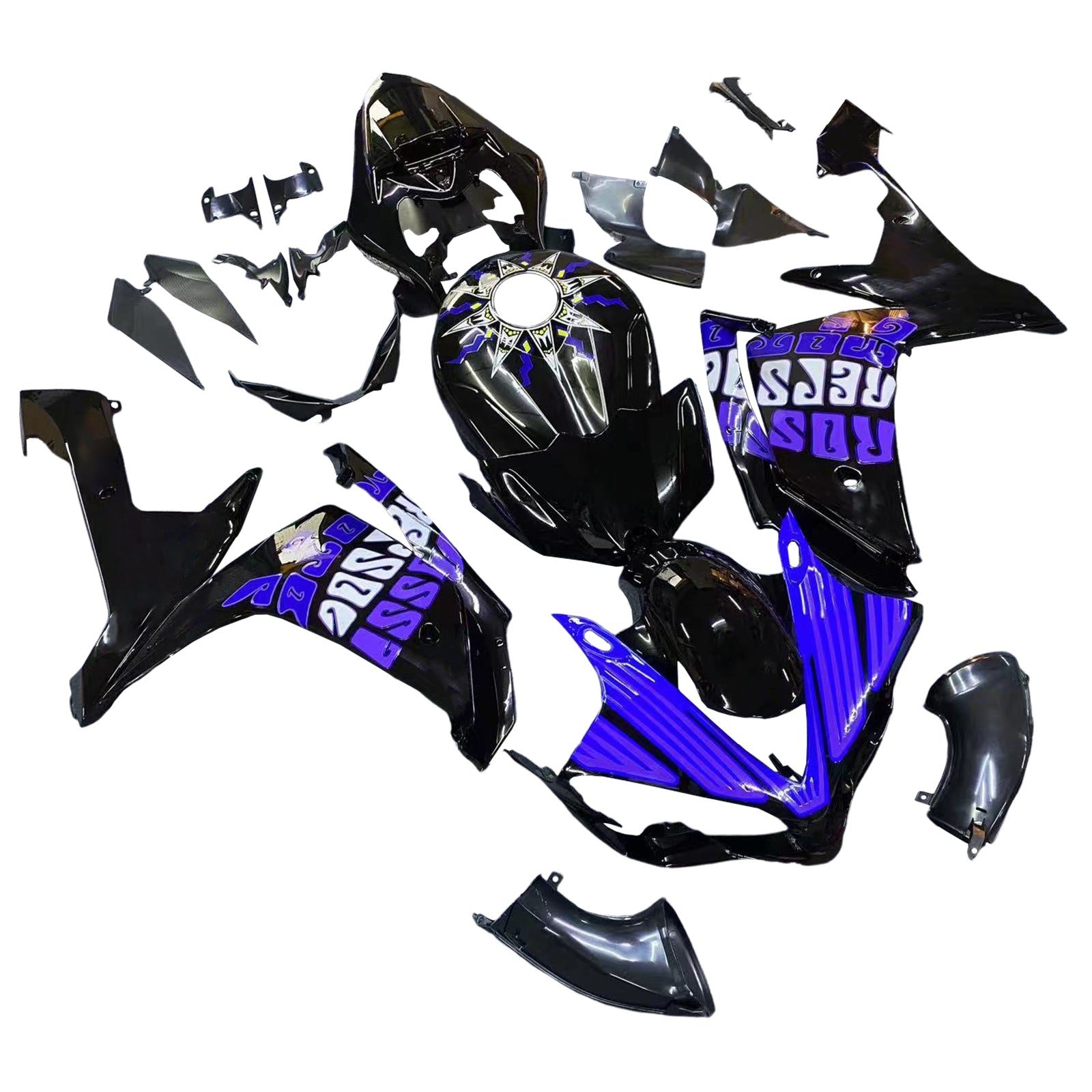 Yamaha YZF 1000 R1 2007-2008 Fairing Kit Bodywork Plastic ABS