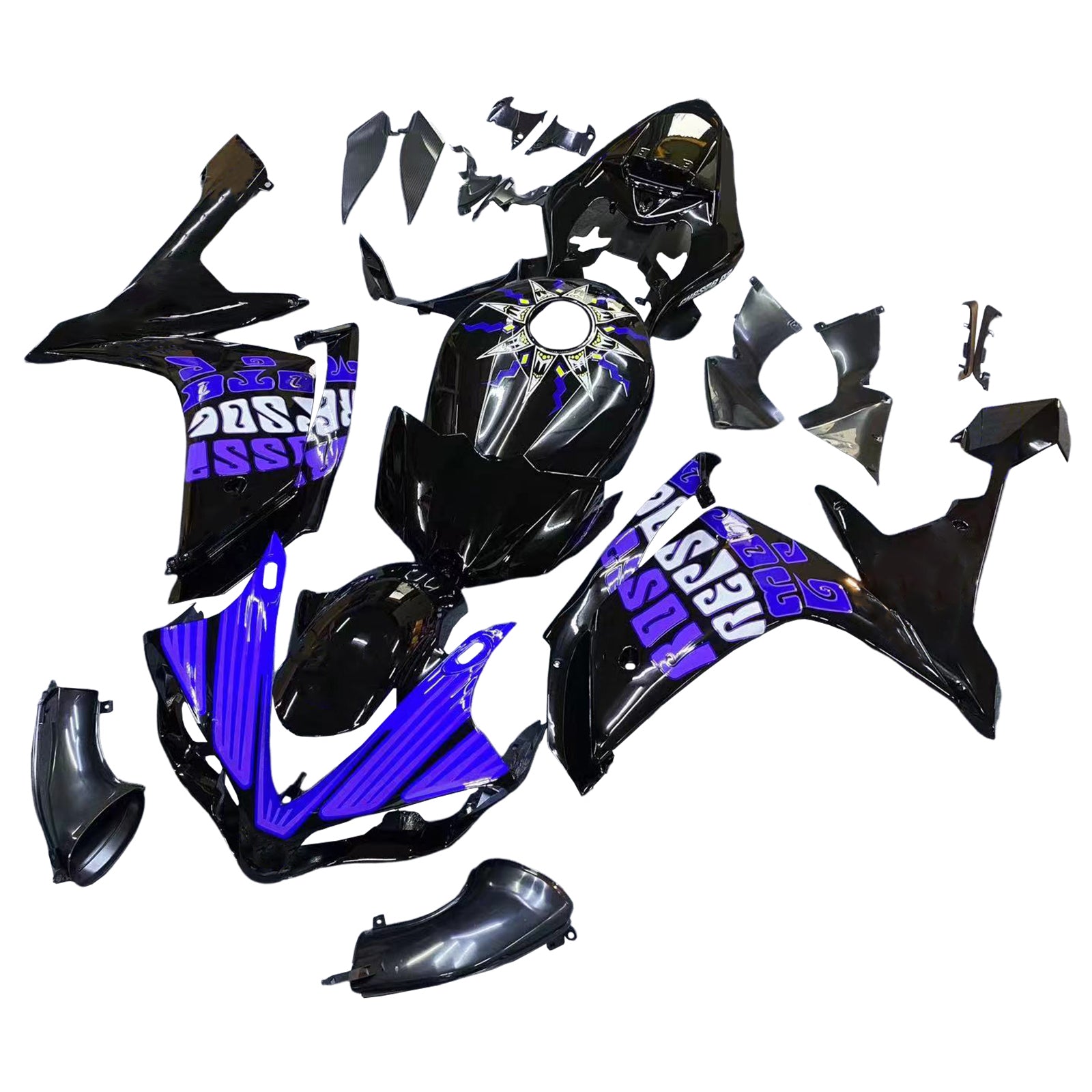 Yamaha YZF 1000 R1 2007-2008 Fairing Kit Bodywork Plastic ABS
