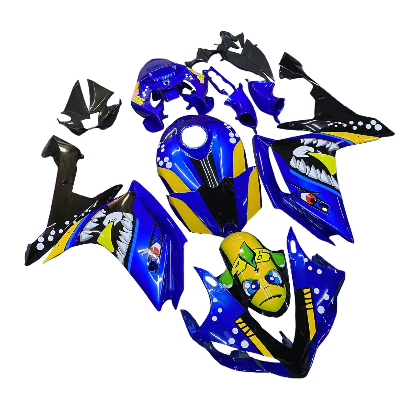 Yamaha YZF 1000 R1 2007-2008 Fairing Kit Bodywork Plastic ABS
