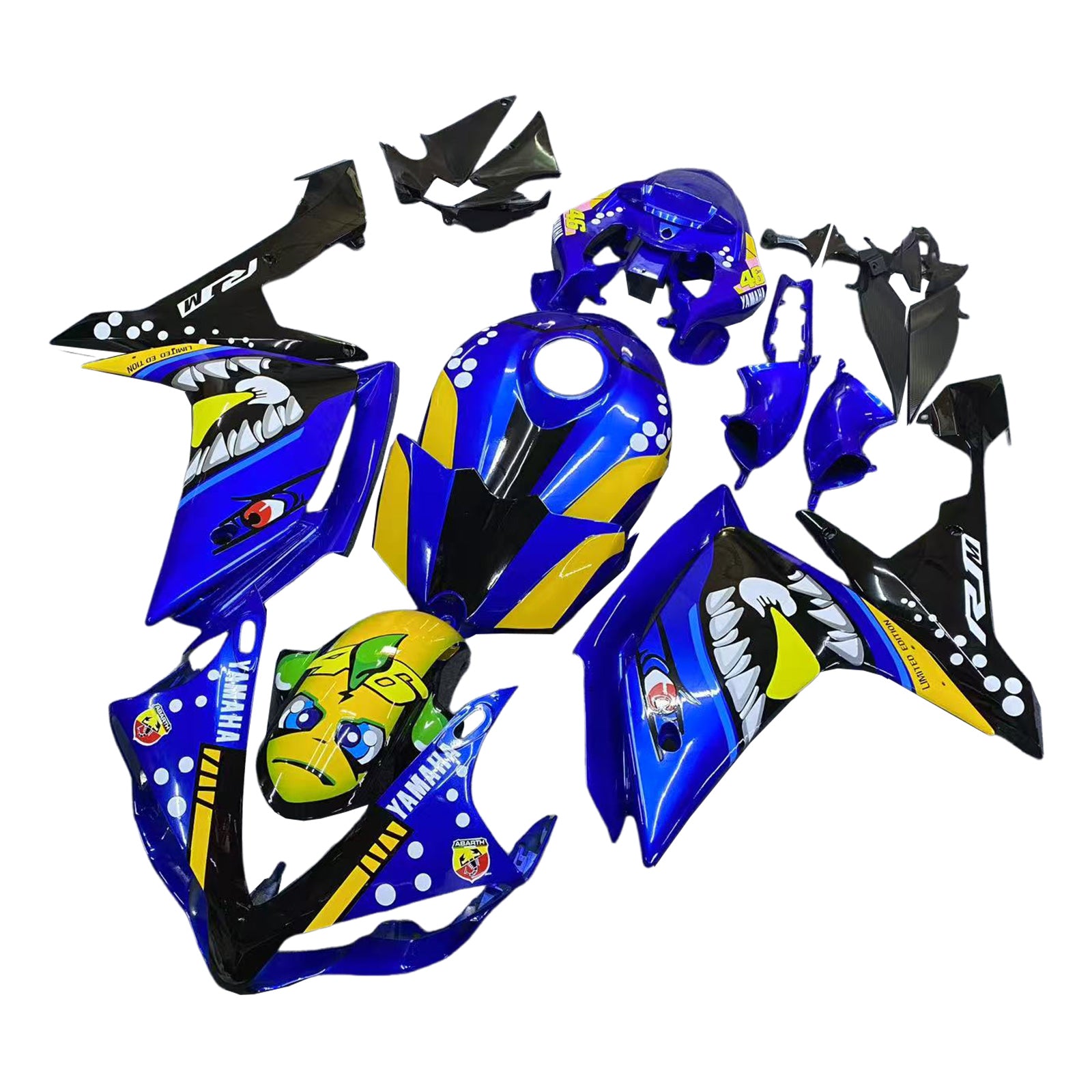 Yamaha YZF 1000 R1 2007-2008 Fairing Kit Bodywork Plastic ABS