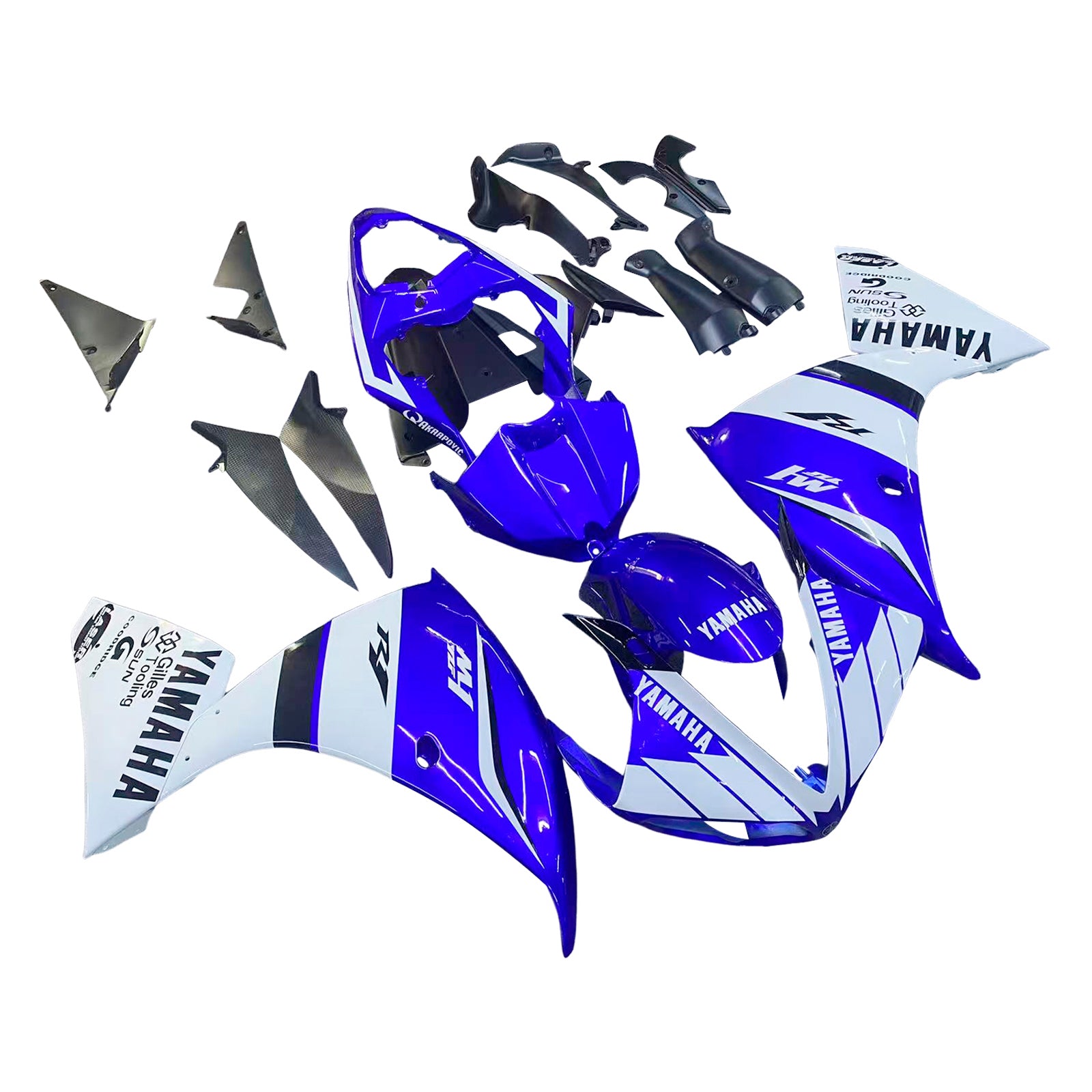 Fairings 2009-2011 Yamaha YZF-R1 Blue White R1 Generic