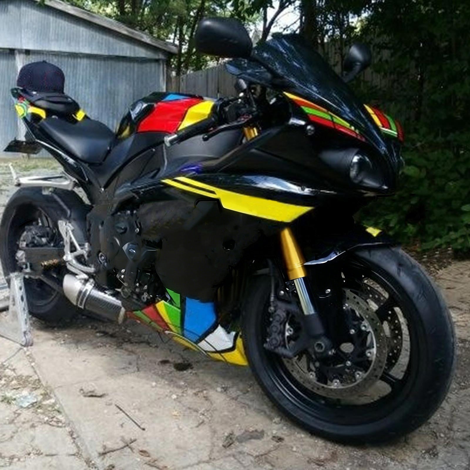 Kit Carenado Para Yamaha YZF 1000 R1 2009-2011 Genérico