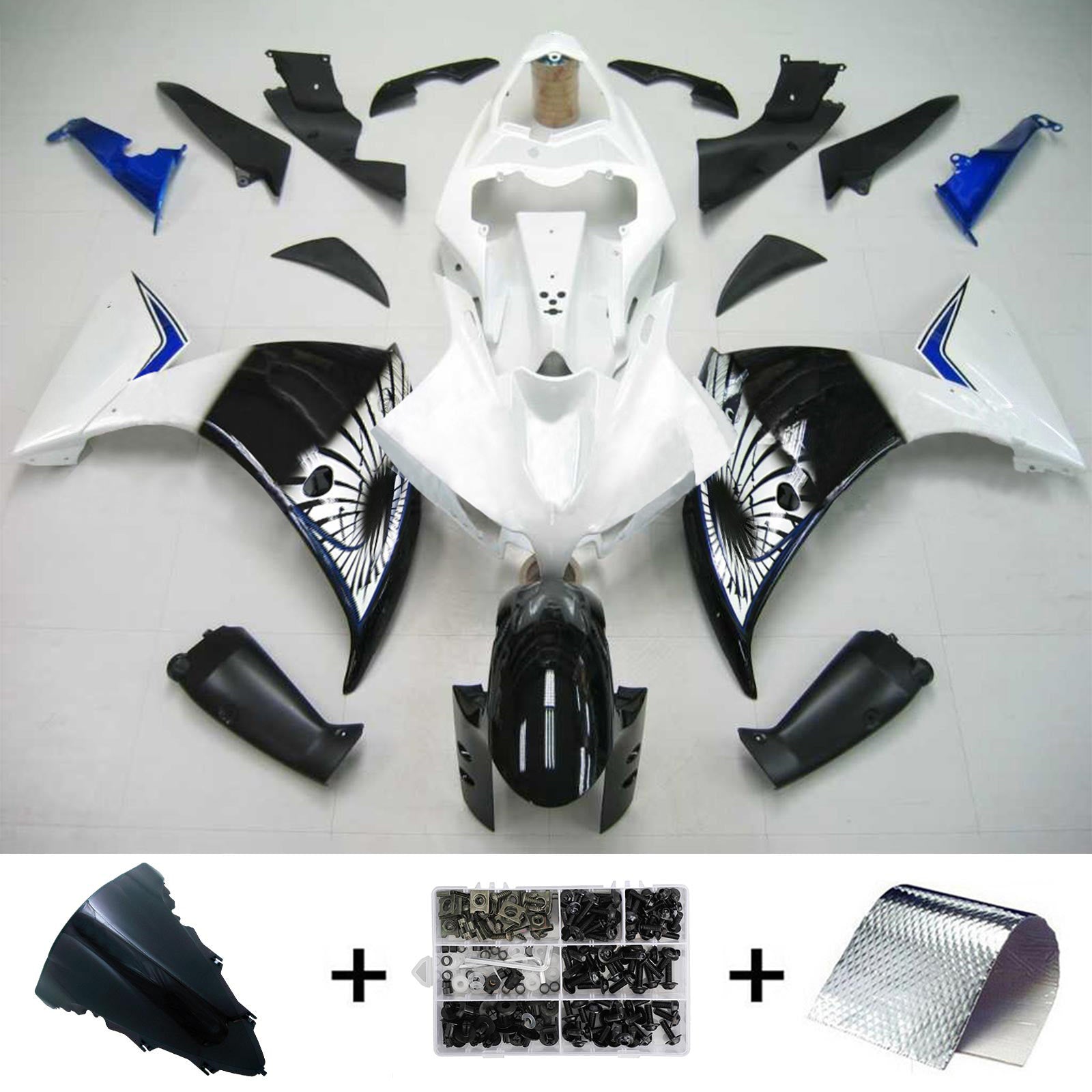 Kit Carenado Para Yamaha YZF 1000 R1 2009-2011 Genérico
