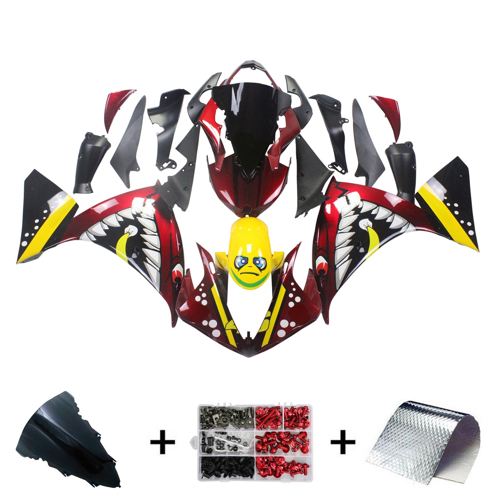 Yamaha YZF 1000 R1 2009-2011 Fairing Kit Bodywork Plastic ABS