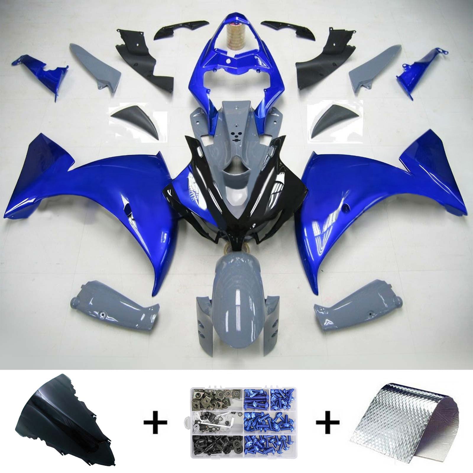 Kit Carenado Para Yamaha YZF 1000 R1 2009-2011 Genérico