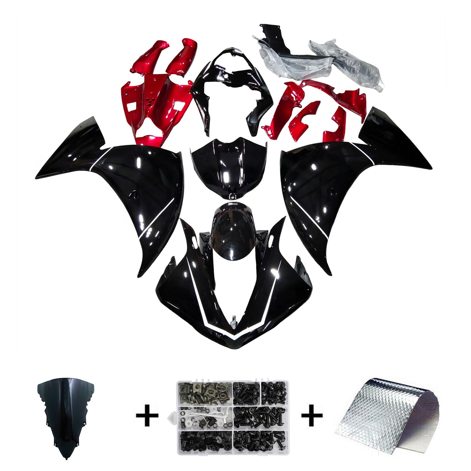 Yamaha YZF 1000 R1 2009-2011 Fairing Kit Bodywork Plastic ABS