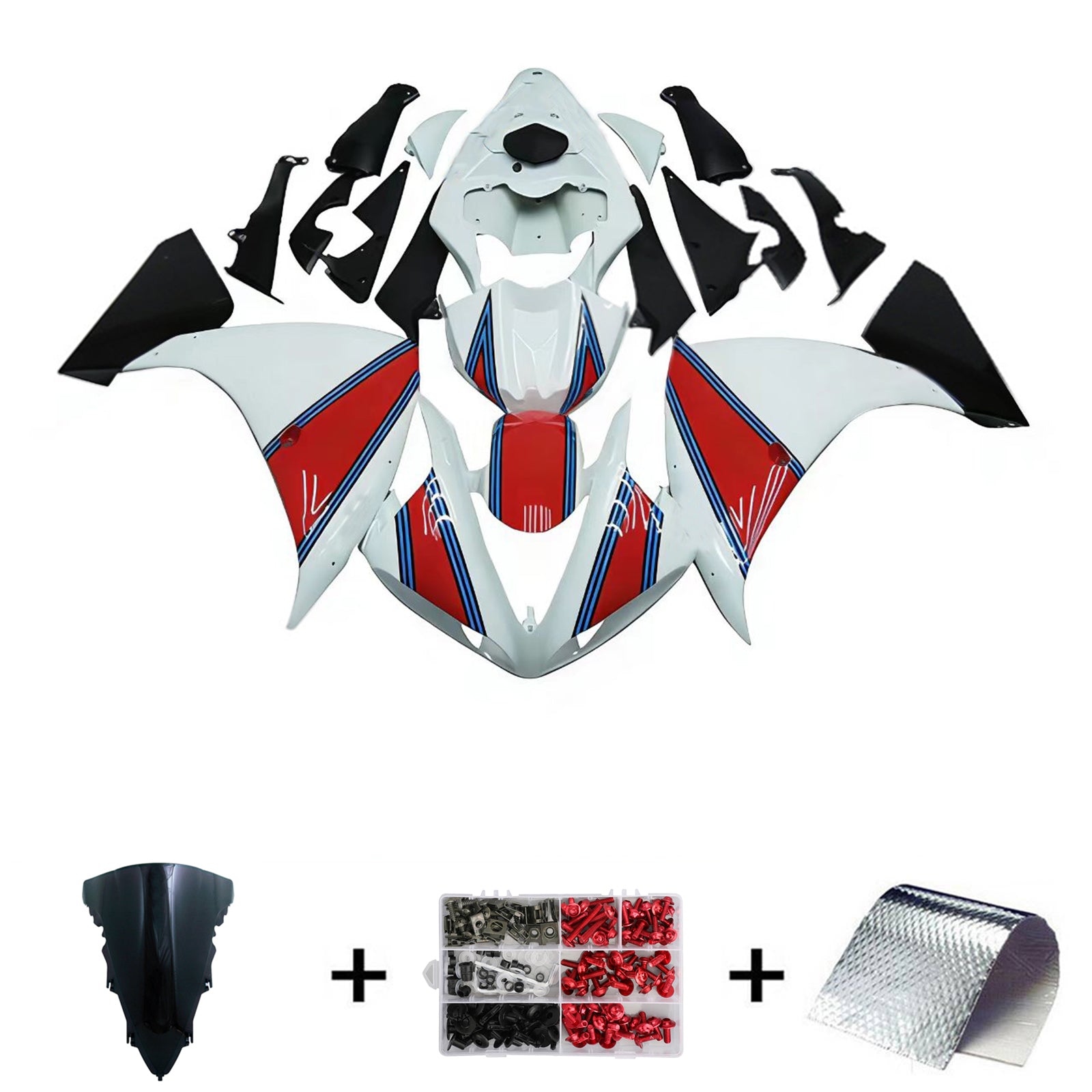 Yamaha YZF 1000 R1 2009-2011 Fairing Kit Bodywork Plastic ABS