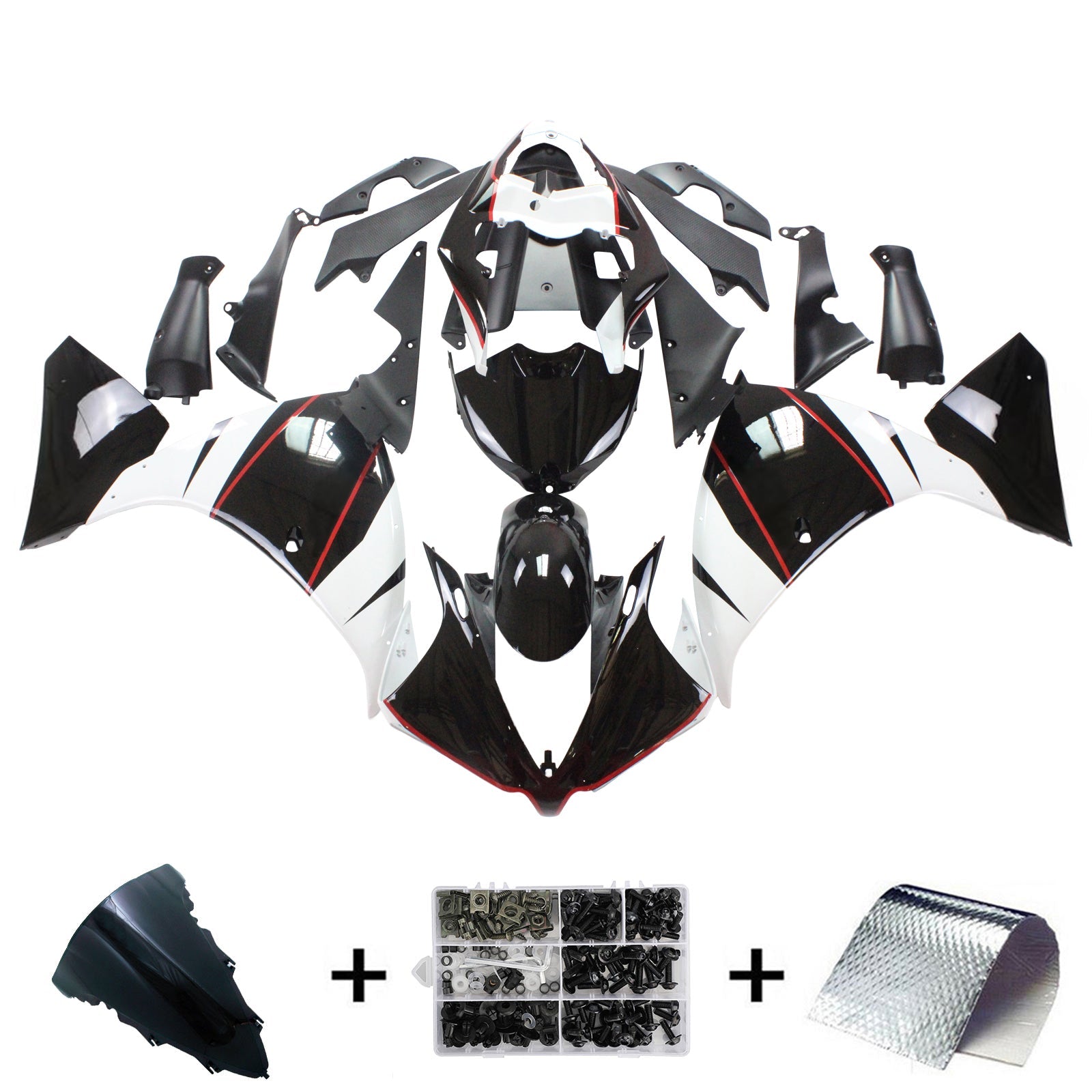 Kit Carenado Para Yamaha YZF 1000 R1 2012-2014 Genérico