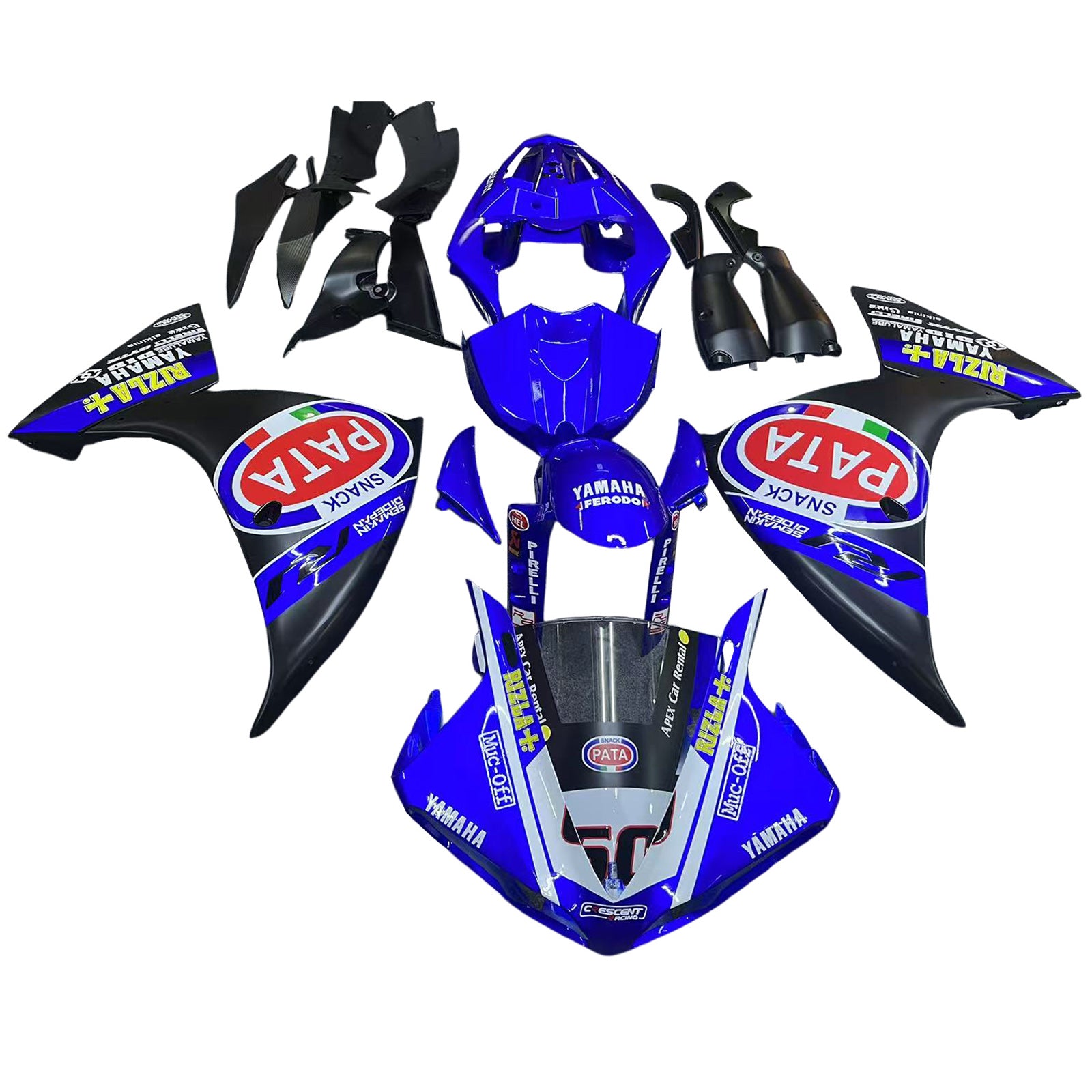 Kit Carenado Para Yamaha YZF 1000 R1 2012-2014 Genérico