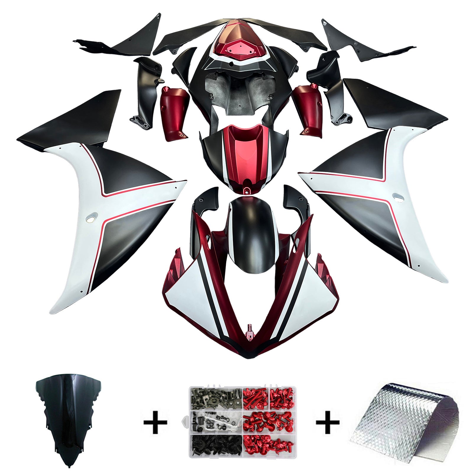 Yamaha YZF-R1 2012-2014 Fairing Kit Bodywork Plastic ABS