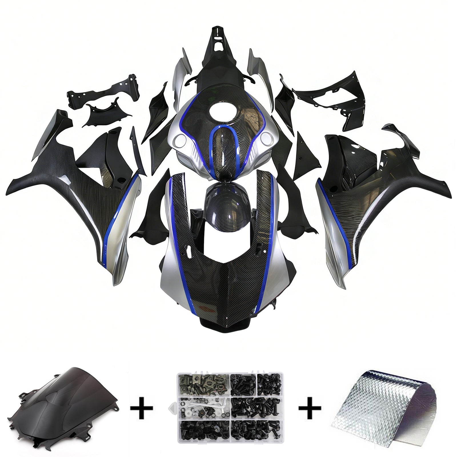 Yamaha YZF 1000 R1 2015-2019 Fairing Kit Bodywork Plastic ABS