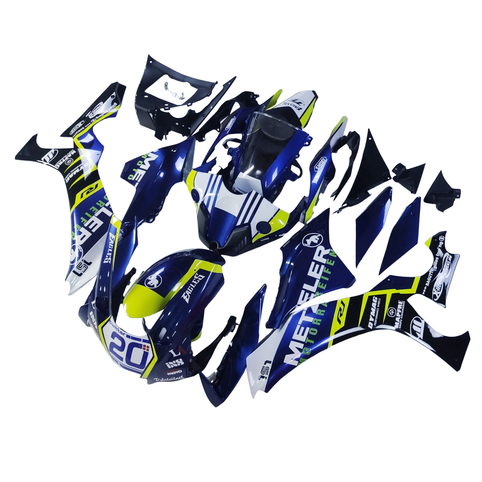 Yamaha YZF 1000 R1 2015-2019 Fairing Kit Bodywork Plastic ABS