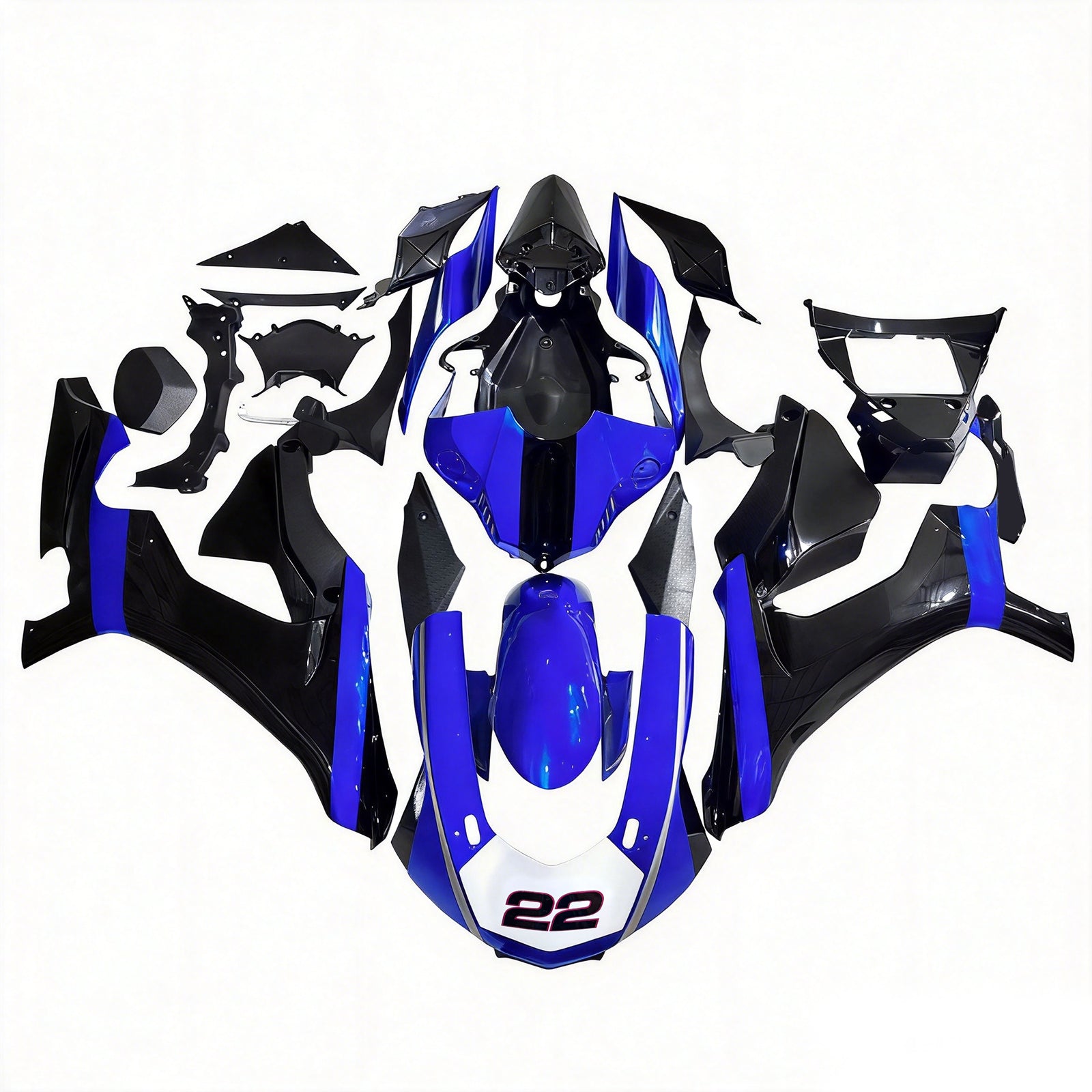 야마하 YZF 1000 R1 2015-2019 페어링 키트 차체 플라스틱 ABS