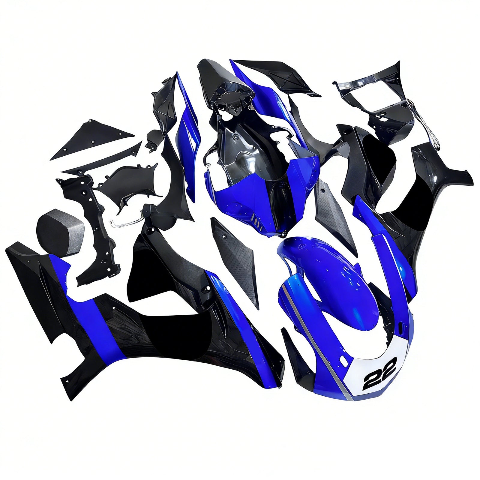 야마하 YZF 1000 R1 2015-2019 페어링 키트 차체 플라스틱 ABS