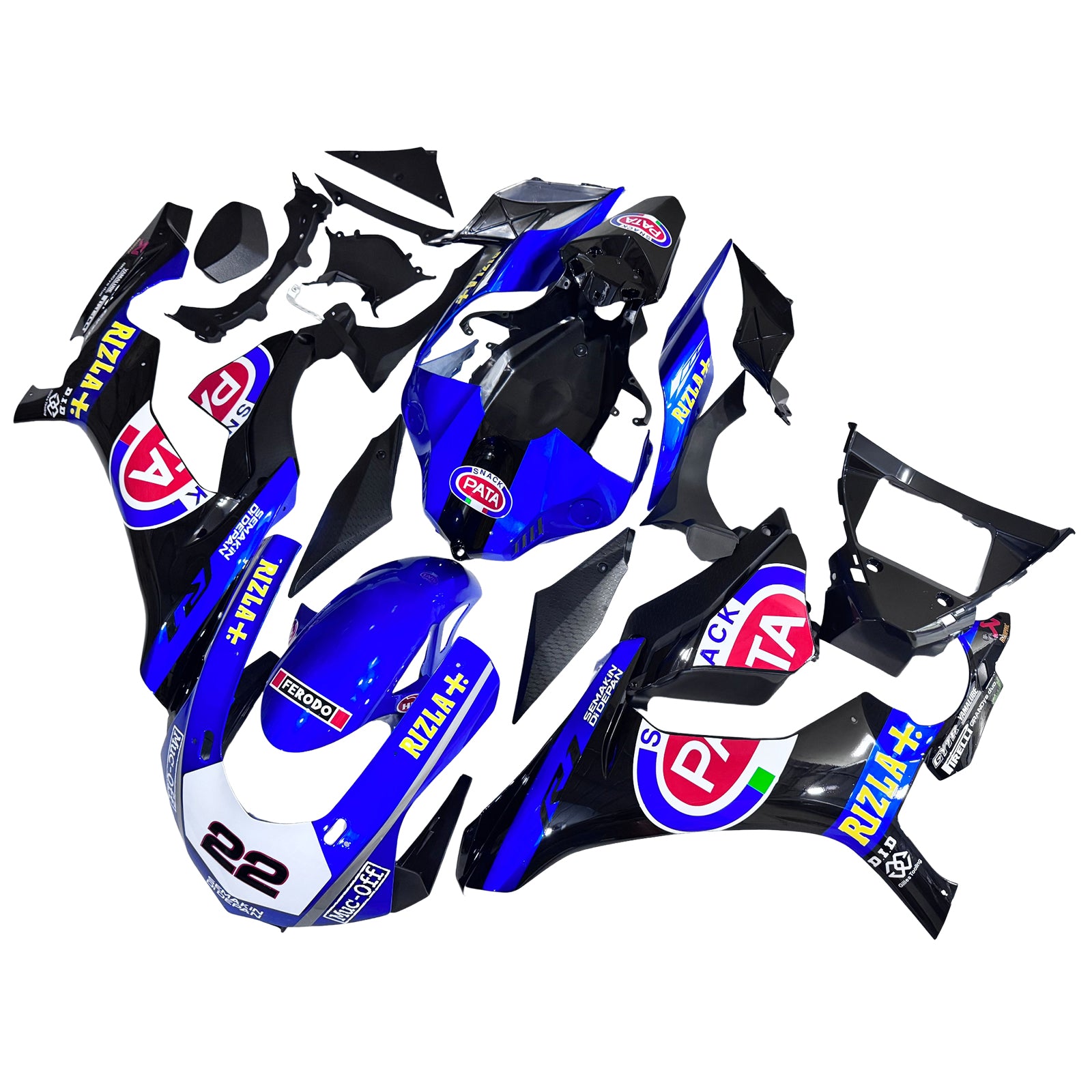 Yamaha YZF 1000 R1 2015-2019 Fairing Kit Bodywork Plastic ABS
