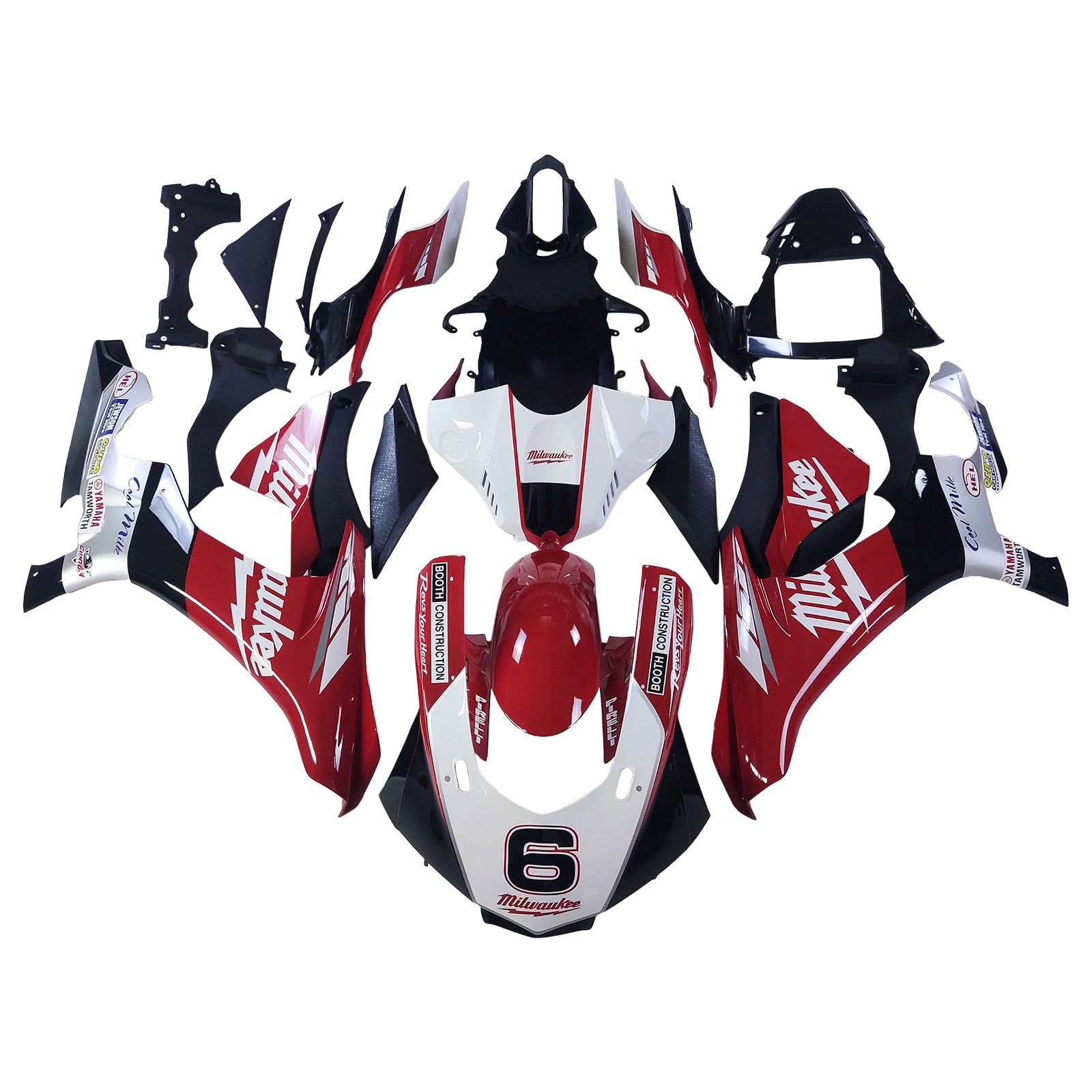 Yamaha YZF 1000 R1 2015-2019 Fairing Kit Bodywork Plastic ABS