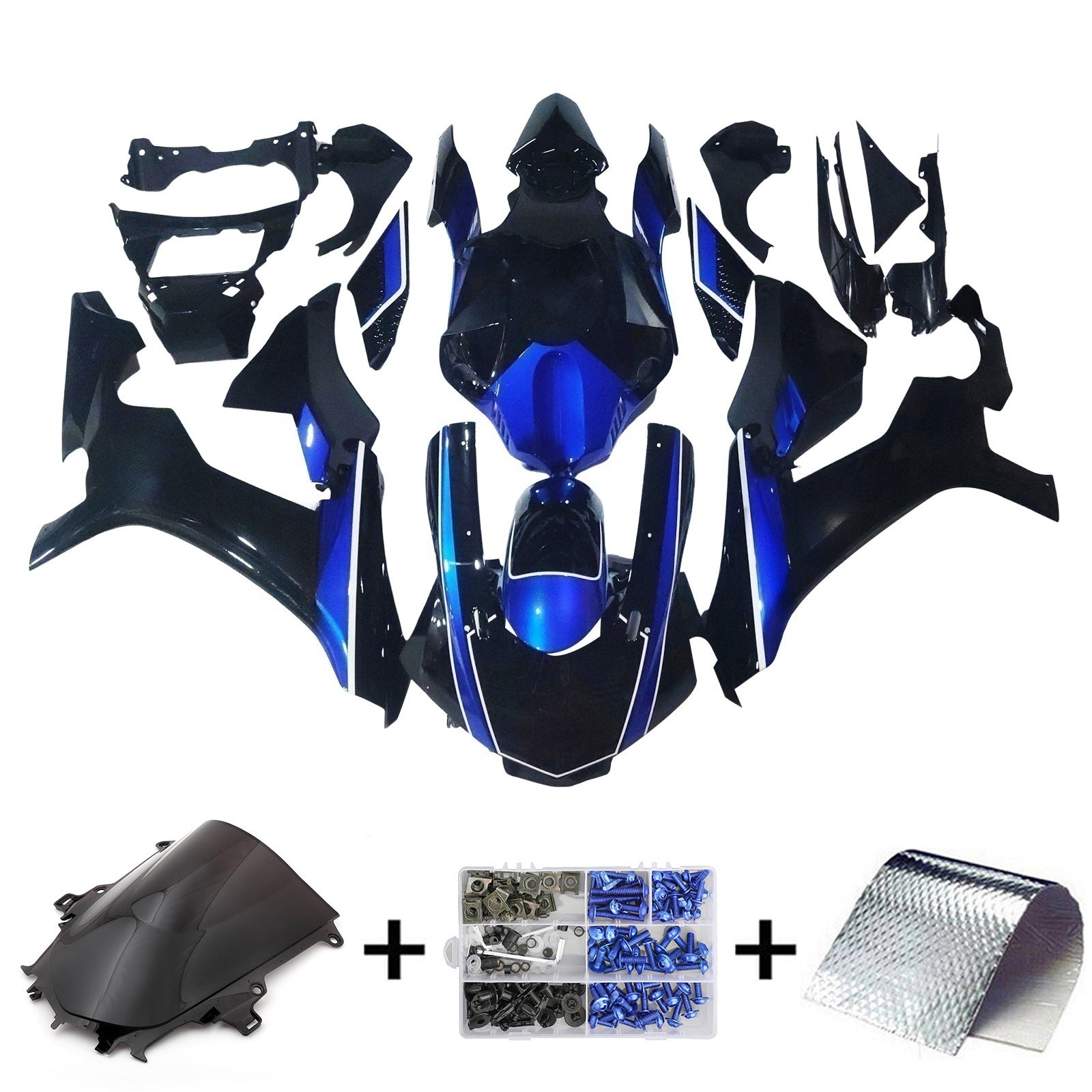 Injection Fairing Kit Bodywork Plastic ABS fit For Yamaha YZF 1000 R1 2015-2019