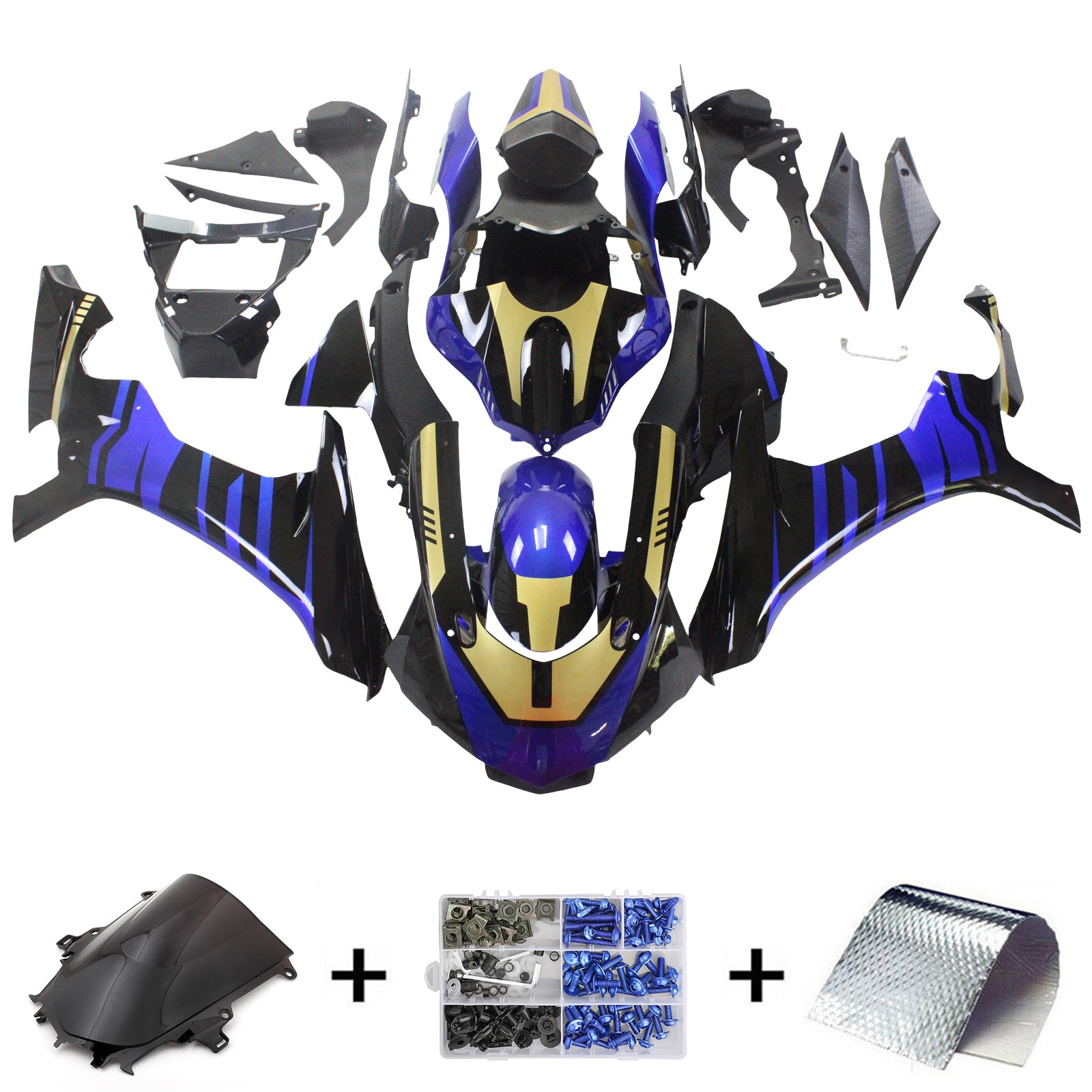 Injection Fairing Kit Bodywork Plastic ABS fit For Yamaha YZF 1000 R1 2015-2019