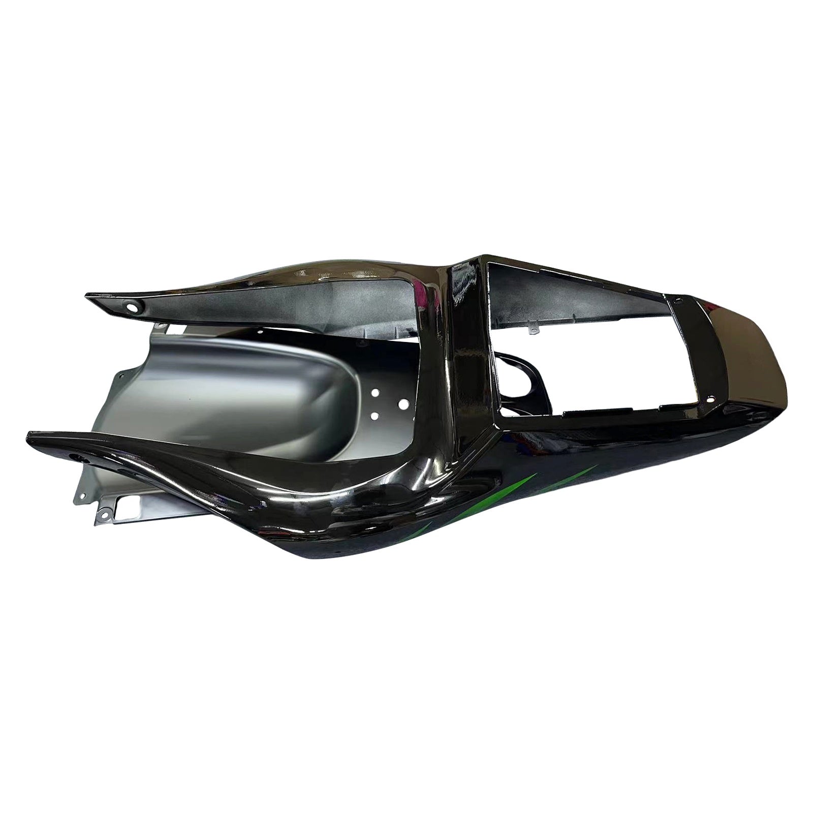 Fairings 1998-2002 Yamaha YZF-R6 Black & Green Flame R6 Generic