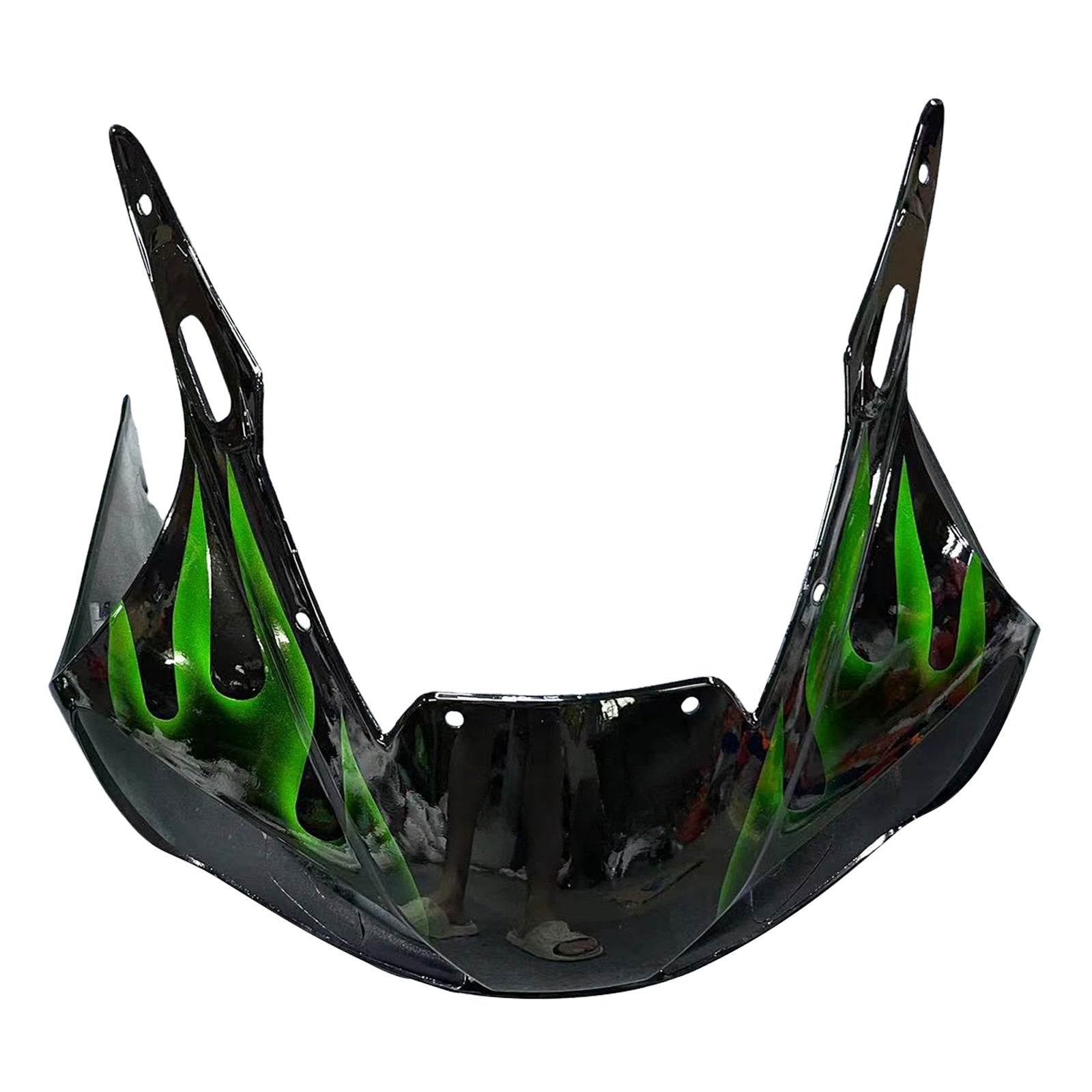 Fairings 1998-2002 Yamaha YZF-R6 Black & Green Flame R6 Generic