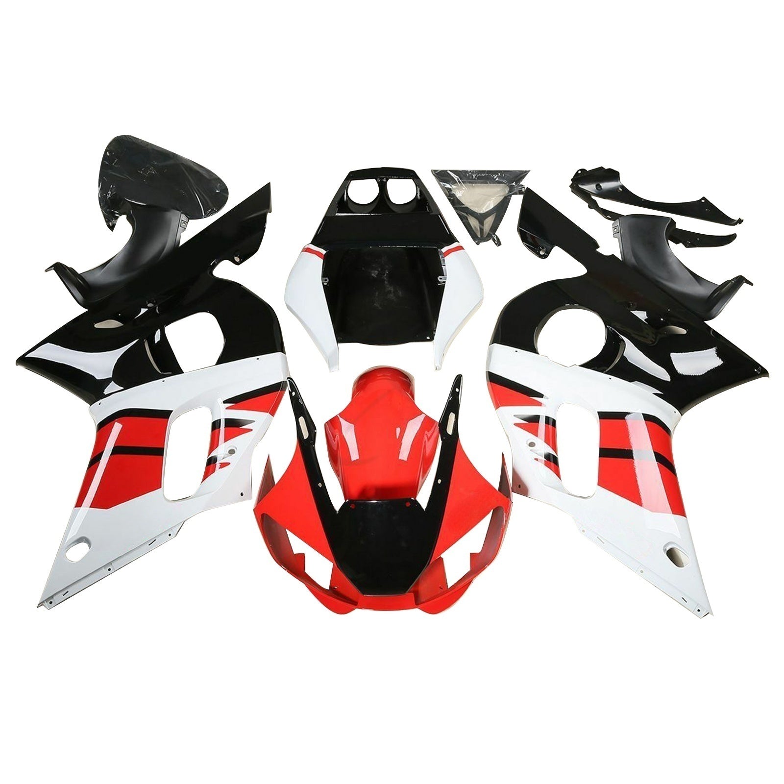 Fairing Kit For YAMAHA YZF R6 1998-2002 2001 2000 Red White Black Generic